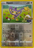 Pokemon Tcg Aipom 056/078 Reverse  (PGO)