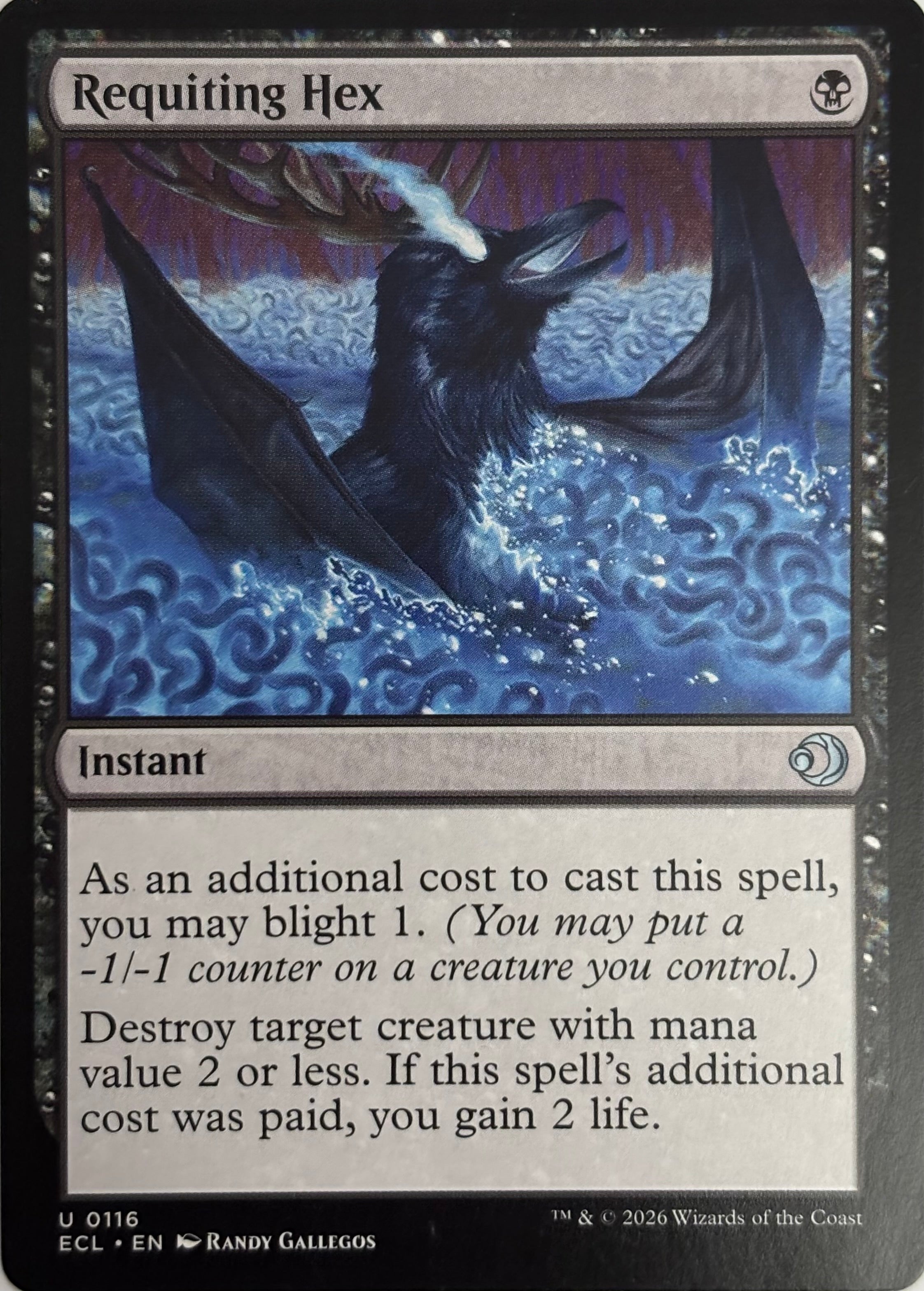 Magic tcg Requiting Hex 0116