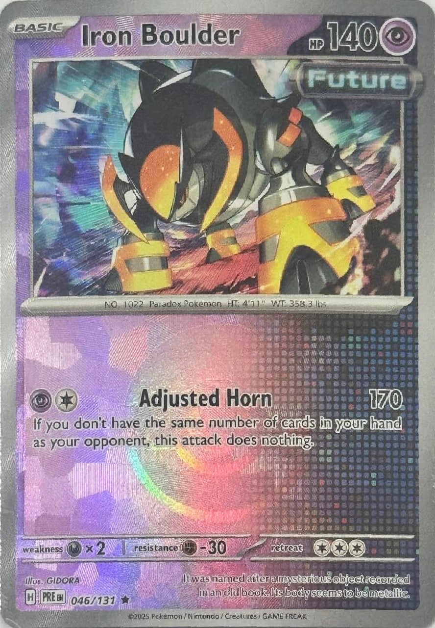 Pokemon Tcg Iron Boulder 046/131 (Poke Ball)