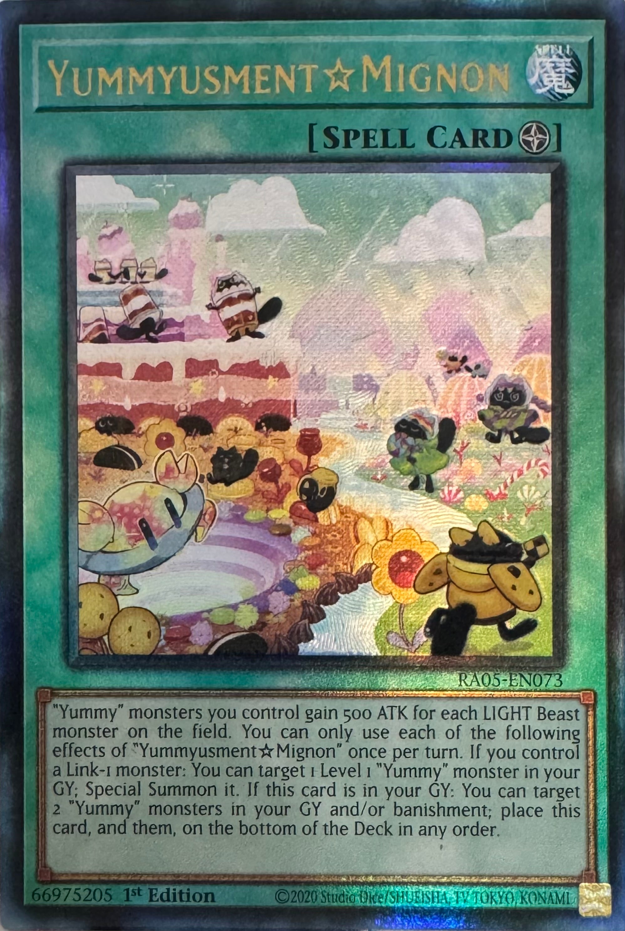 Yugioh! YummyusmentMignon Ra05-en073 1st Edition Ultimate