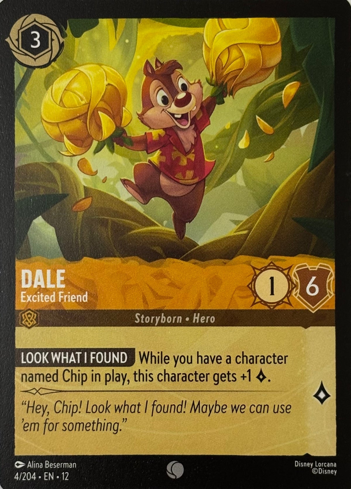 Disney Lorcana Dale 4/204