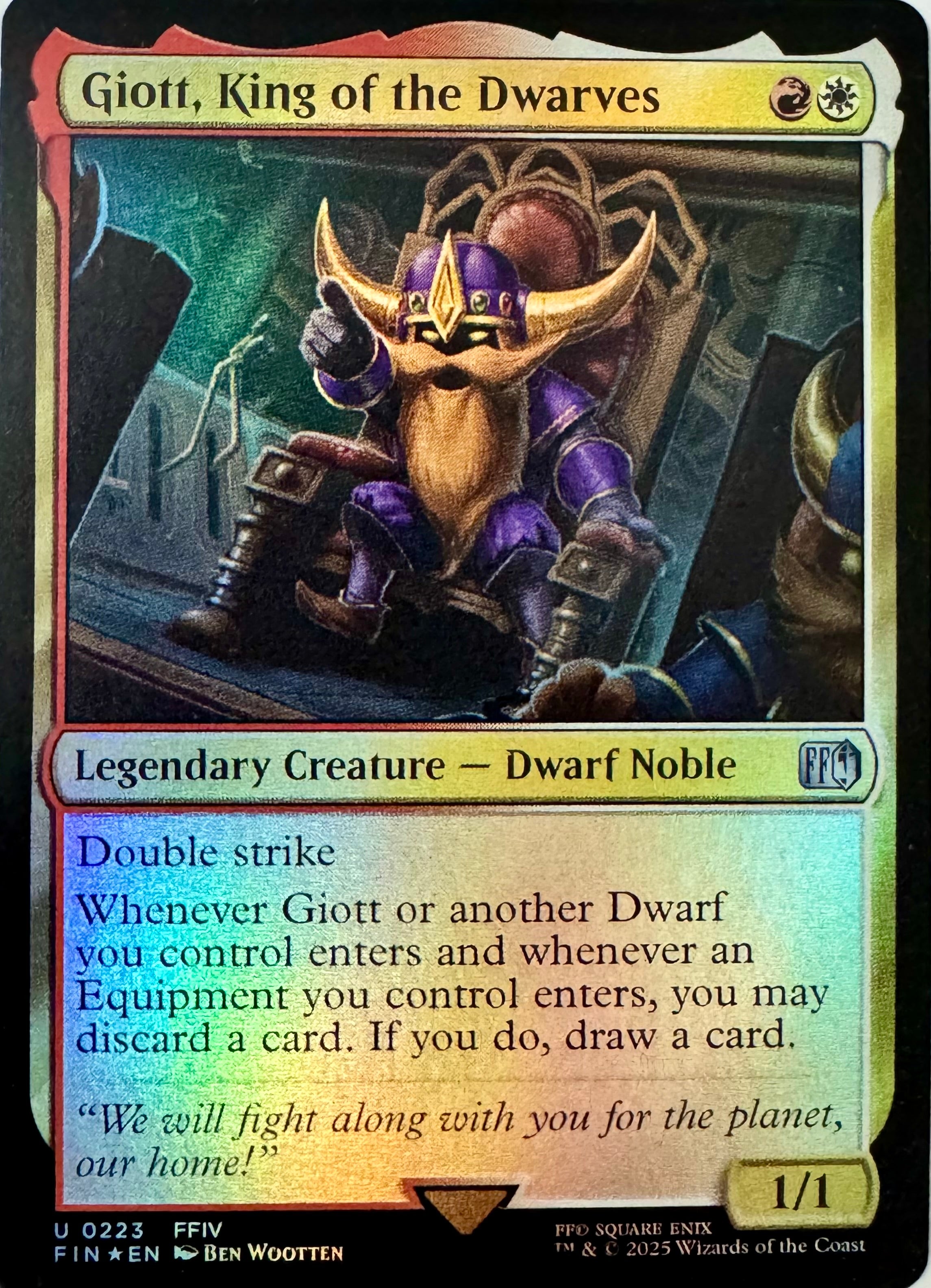 Magic Giott, King Of The Dwarves 0223 Foil