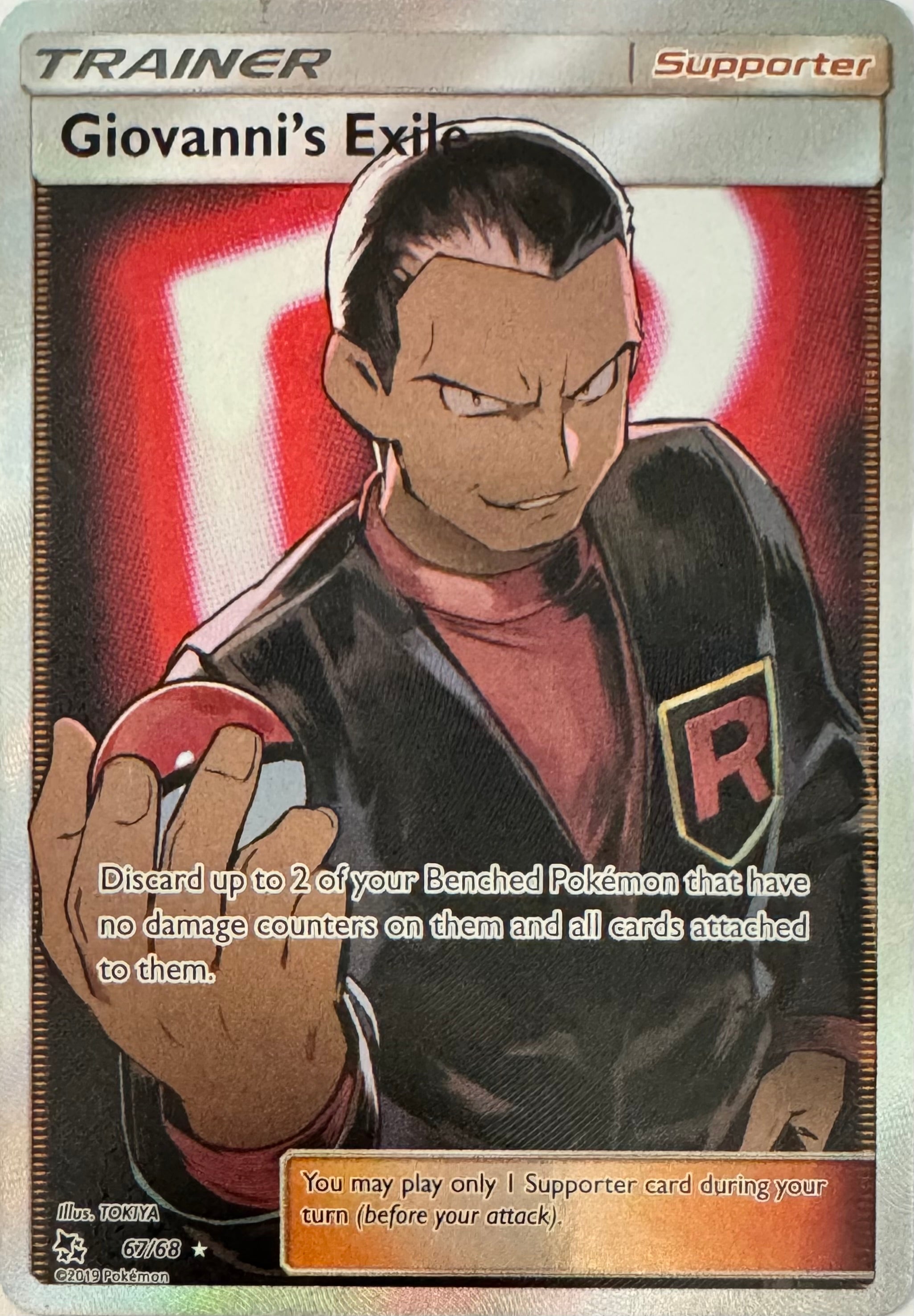 Pokemon Tcg Giovanni’s Exile 67/68