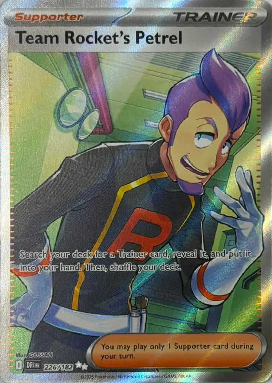 Pokemon Tcg Team Rocket’s Petrel 226/182
