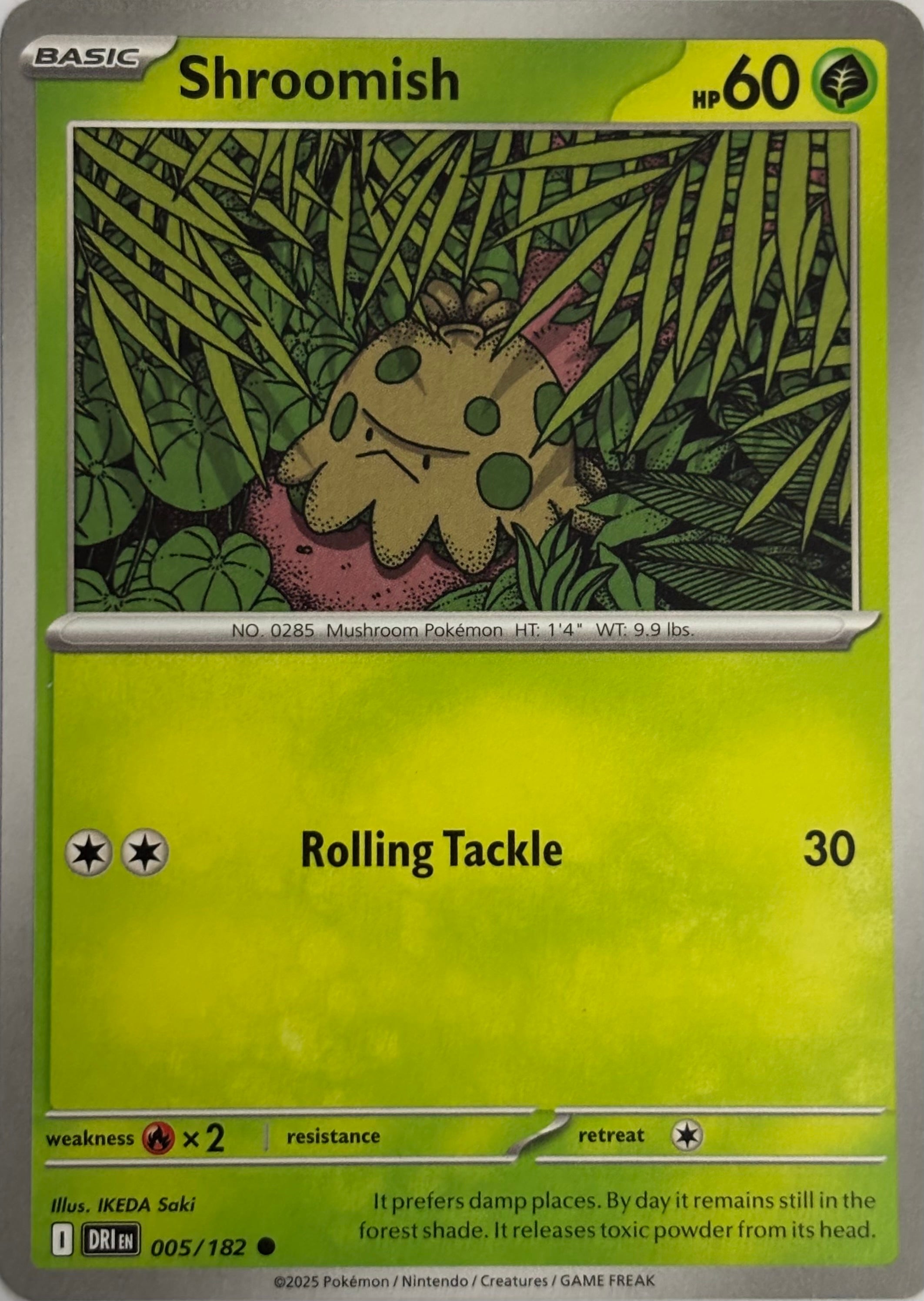 Pokemon Tcg Shroomish 005/182