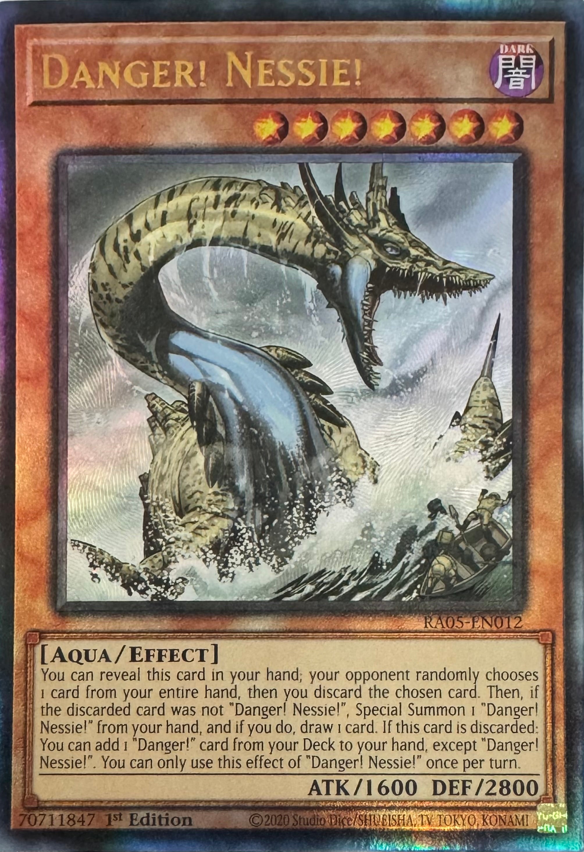 Yugioh! Danger! Nessie! Ra05-en012 1st Edition Ultimate