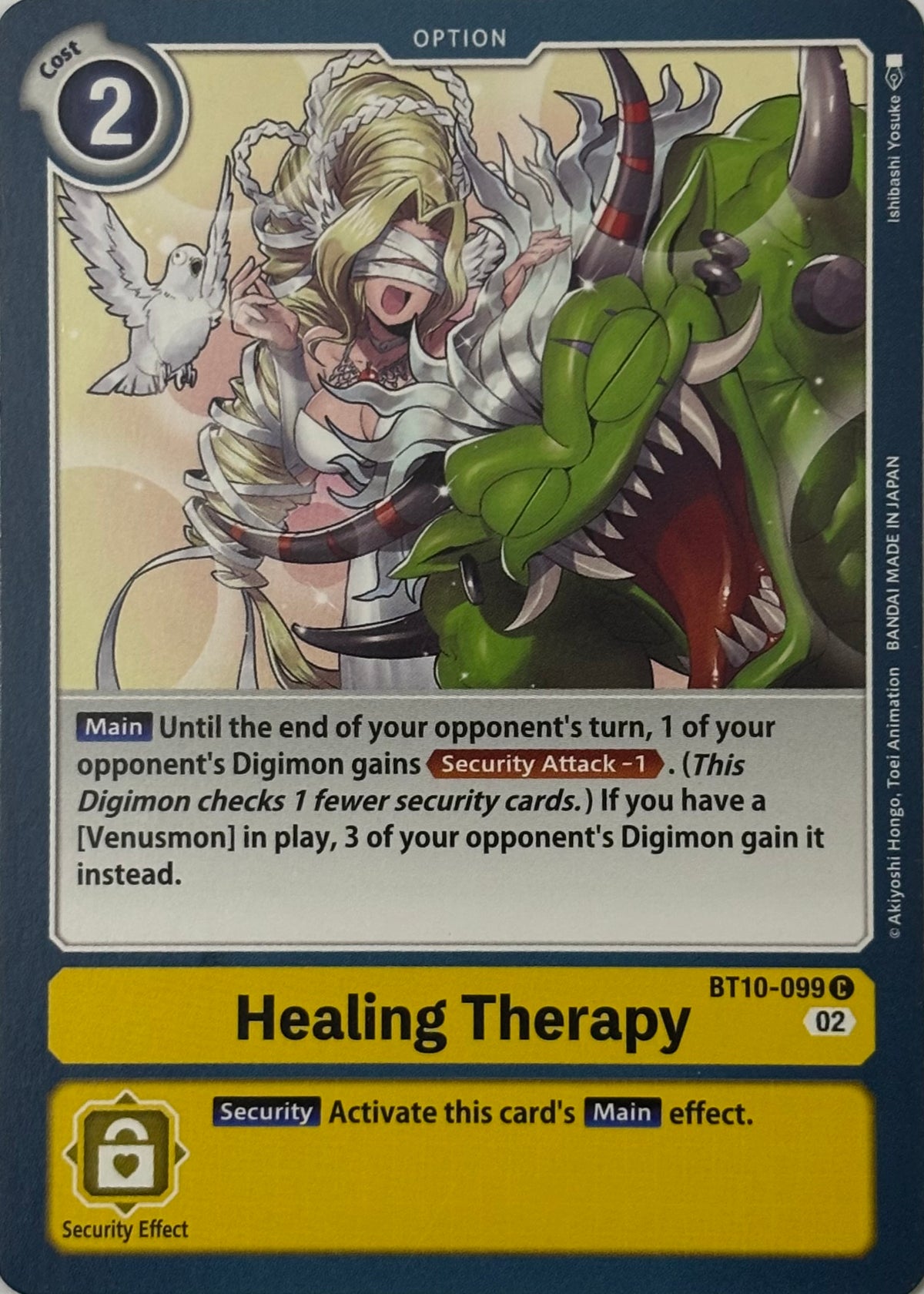 Digimon Tcg Healing Therapy Bt10-099