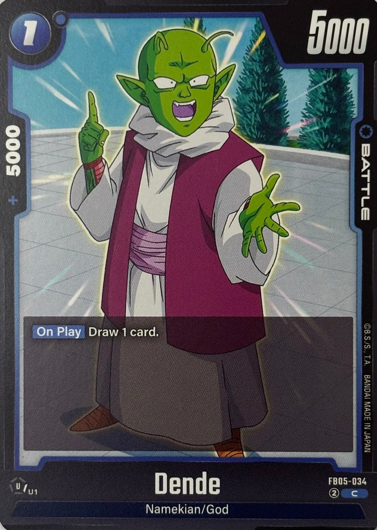 Dragon Ball Tcg Dende Fb05-034