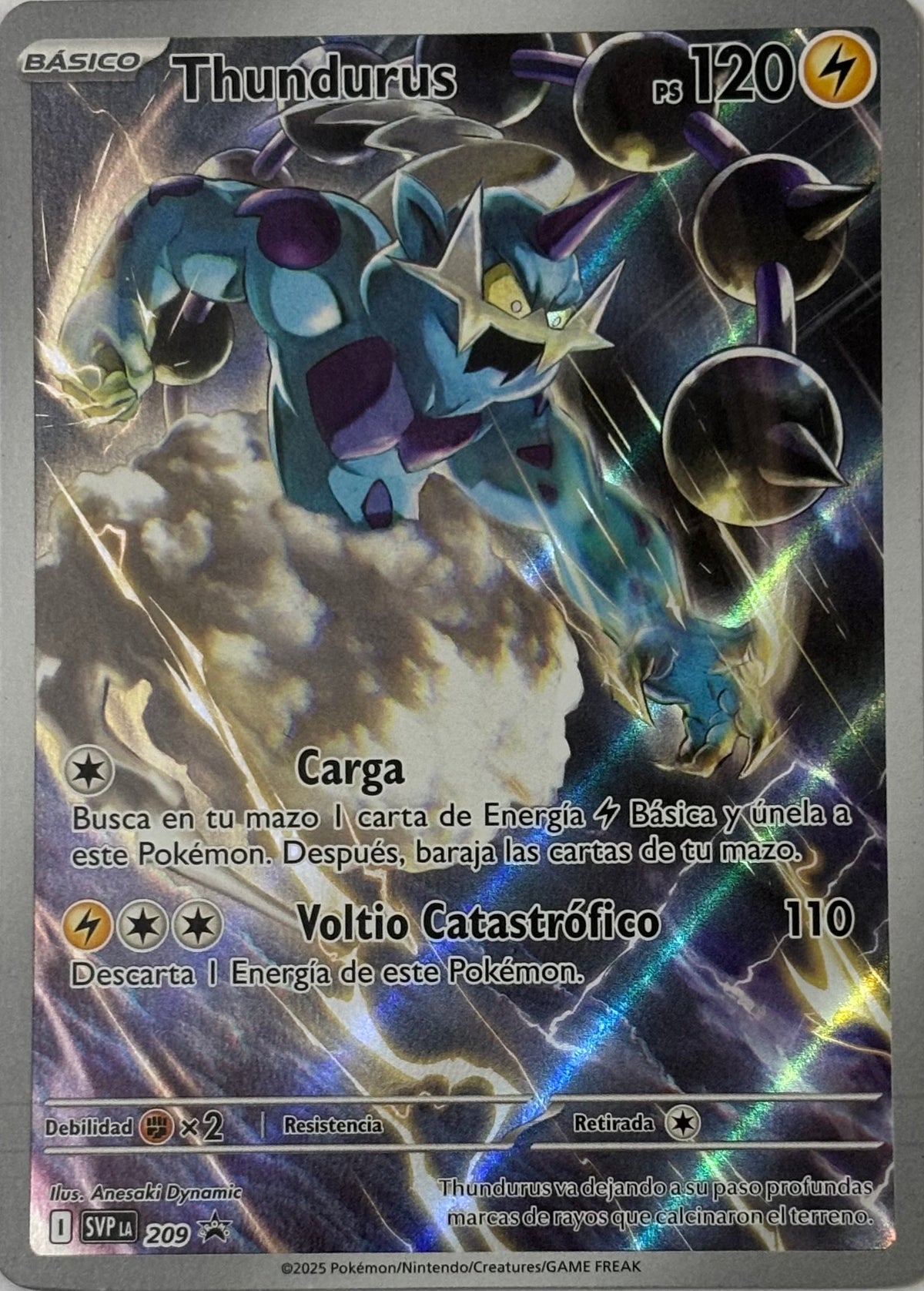 Pokemon Tcg Thundurus 209 Promo (Español)