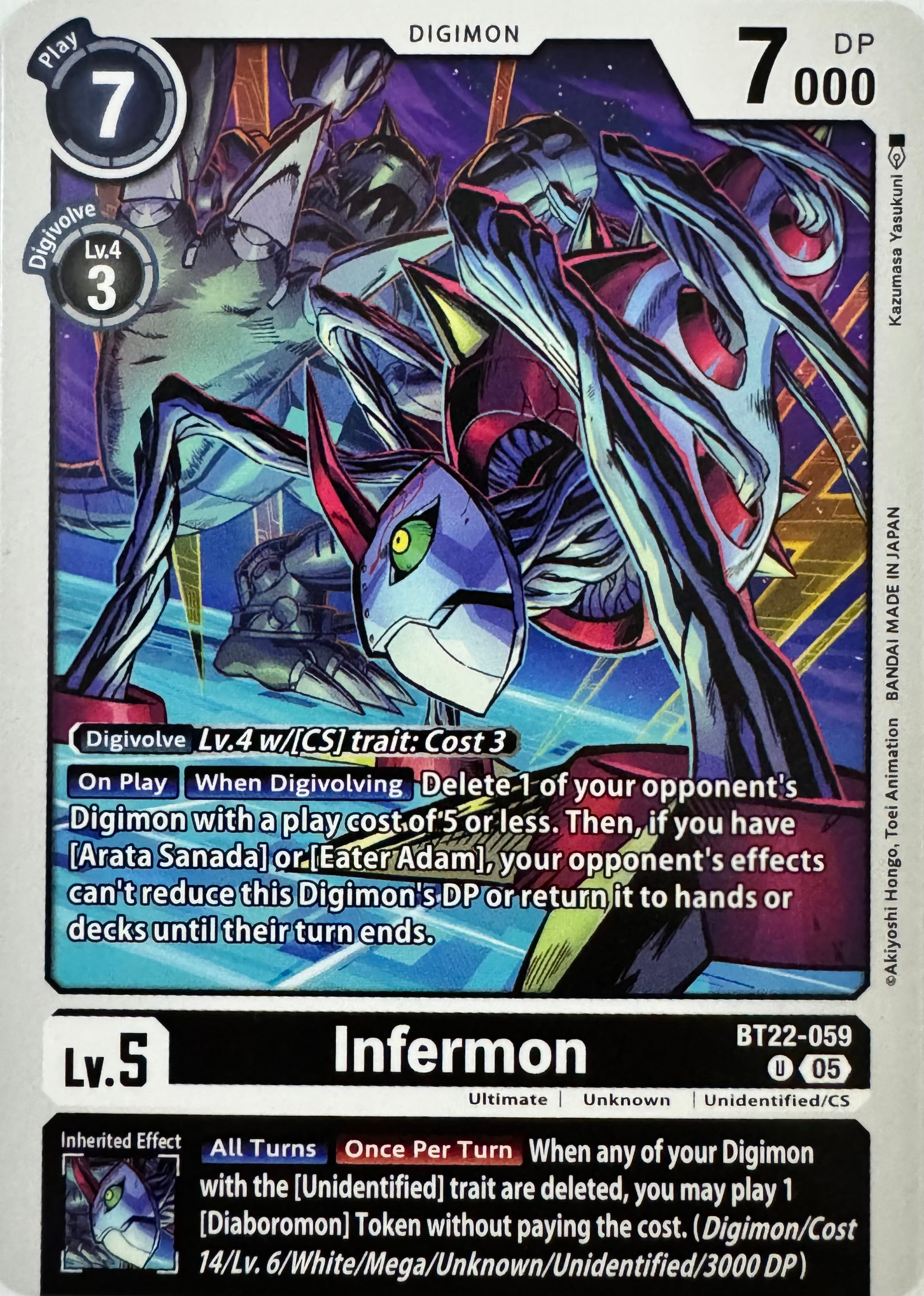 Digimon Tcg Infermon Bt22-059