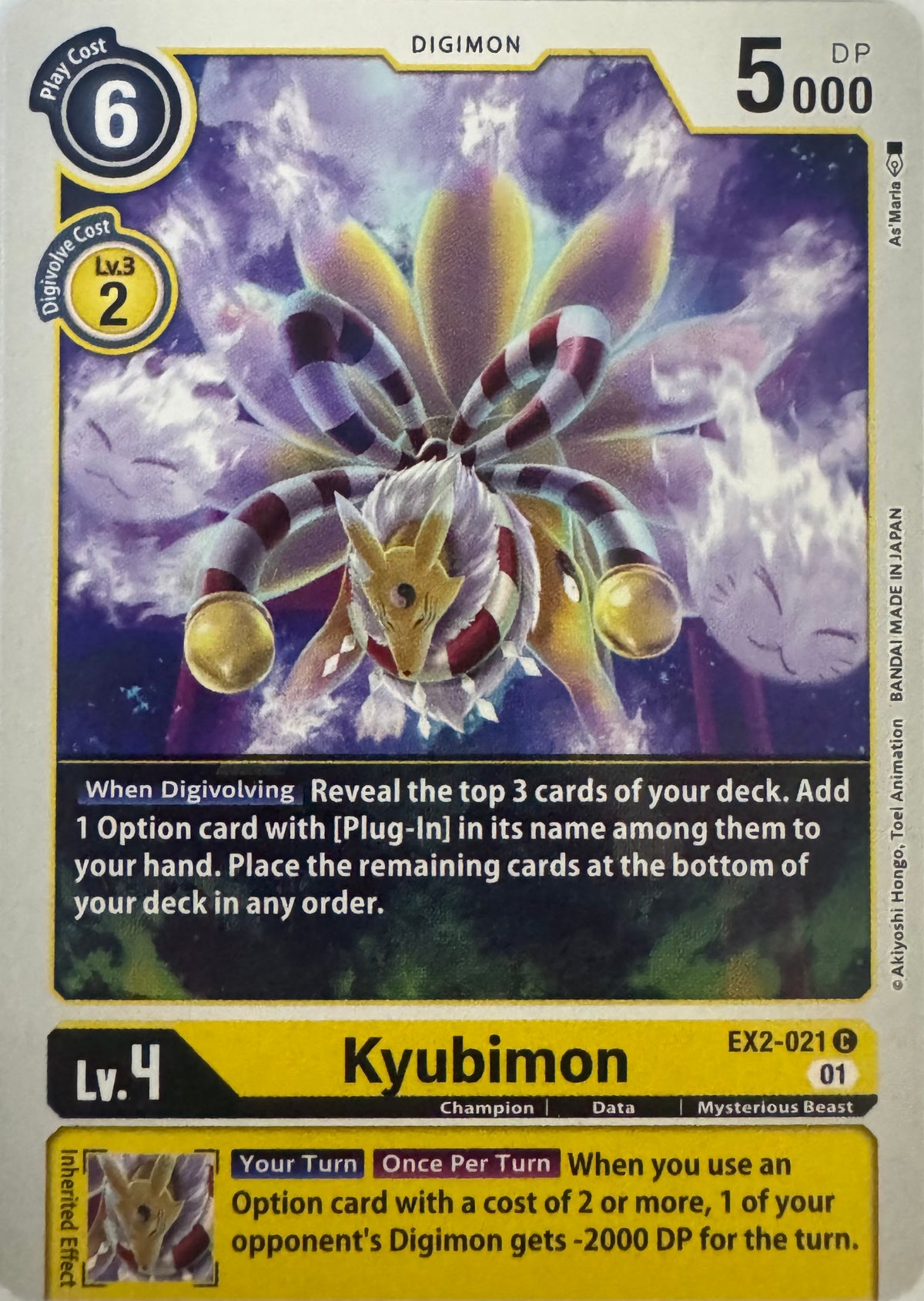 Digimon Tcg Kyubimon Ex2-021