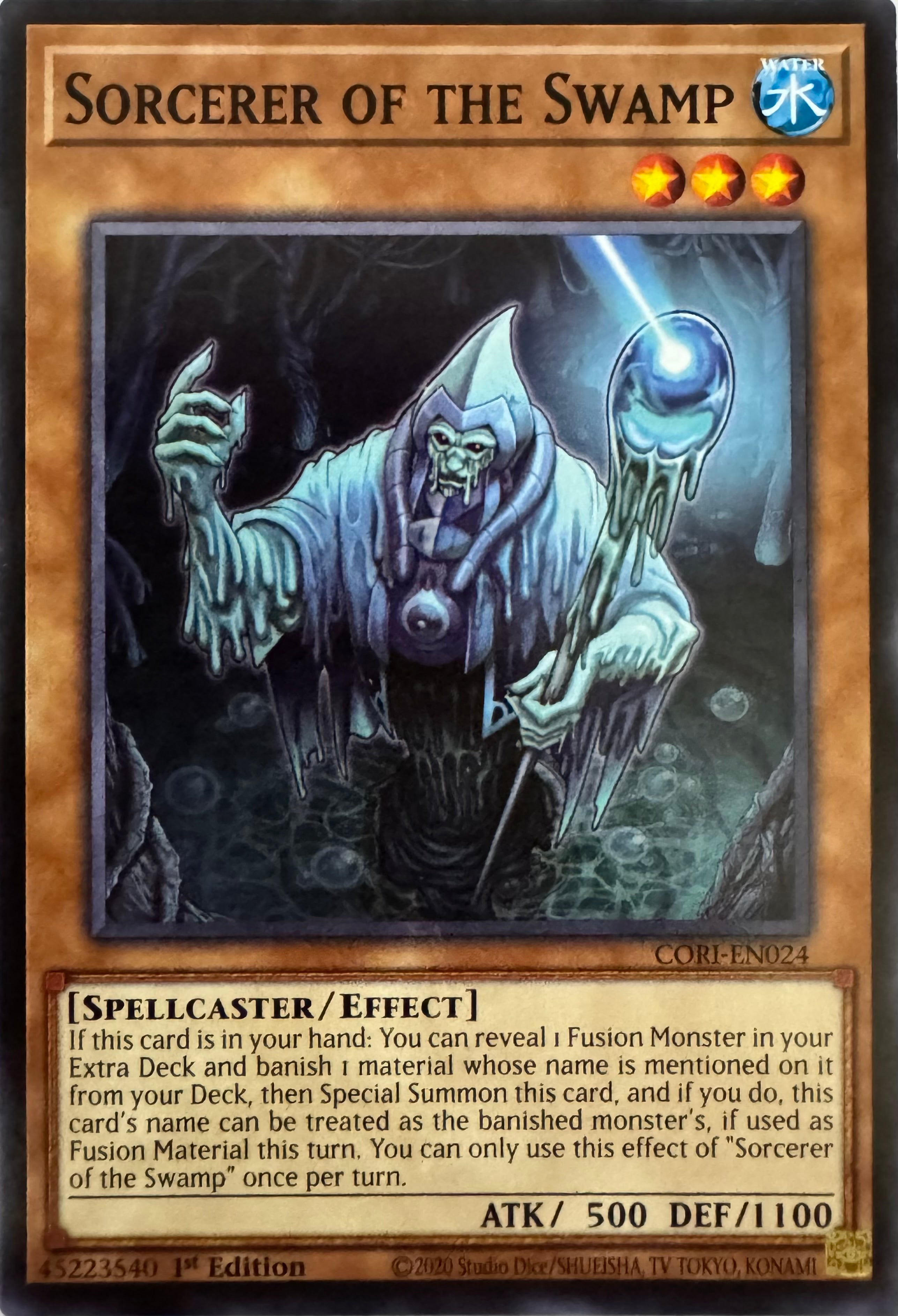 Yugioh! Sorcerer Of The Swamp Cori-en024 1st Edition