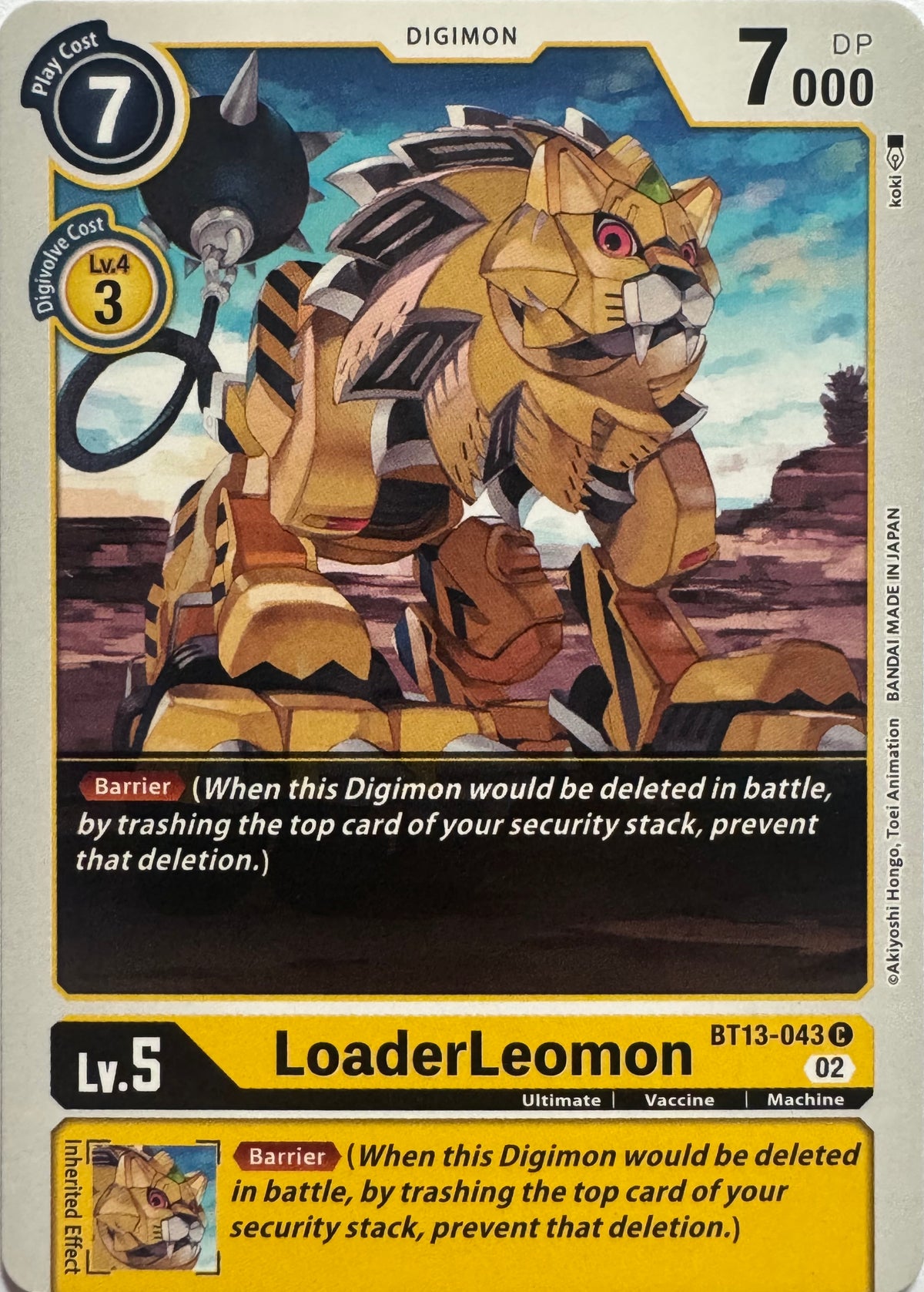 Digimon Tcg LoaderLeomon Bt13-043