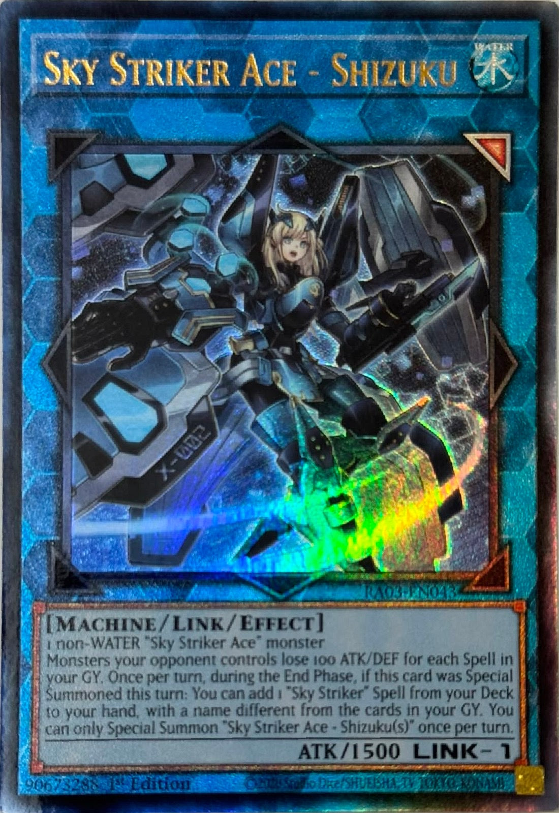 Yugioh! Sky Striker Ace - Shizuku Ra03-en043 1st edition Ultimate