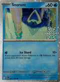 Pokemon Tcg Snorunt 037/182 Holo (Holiday Calendar)