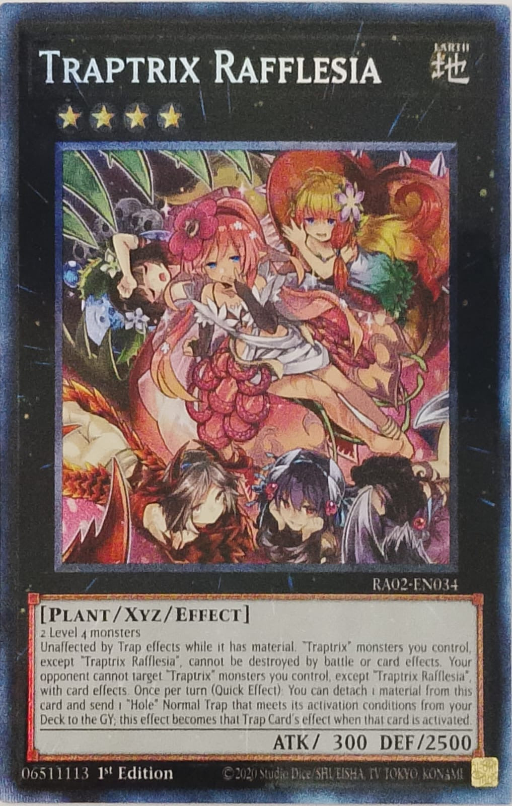 Yugioh! Traptrix Rafflesia RA02-EN034 1st edition collector