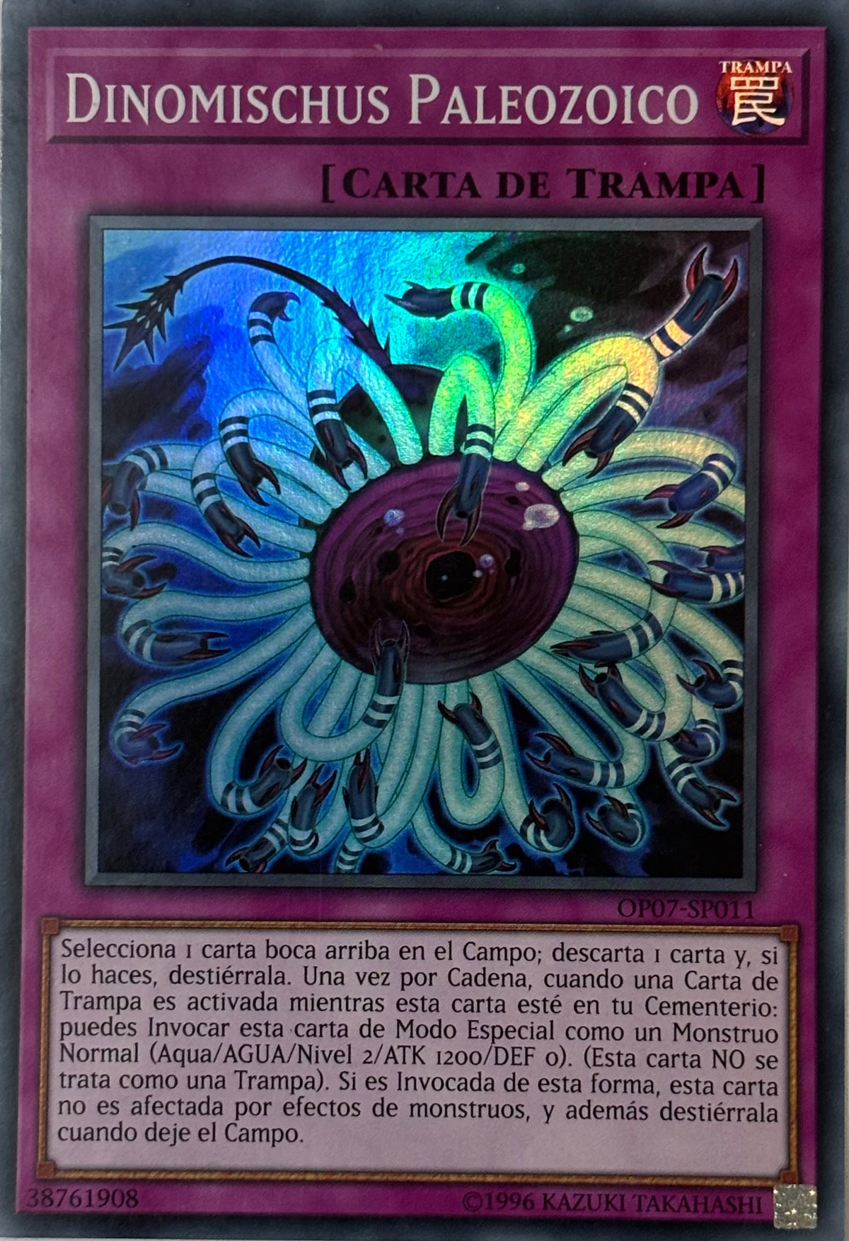 Yugioh! Dinomischus Paleozoico Op02-sp011 Super rare