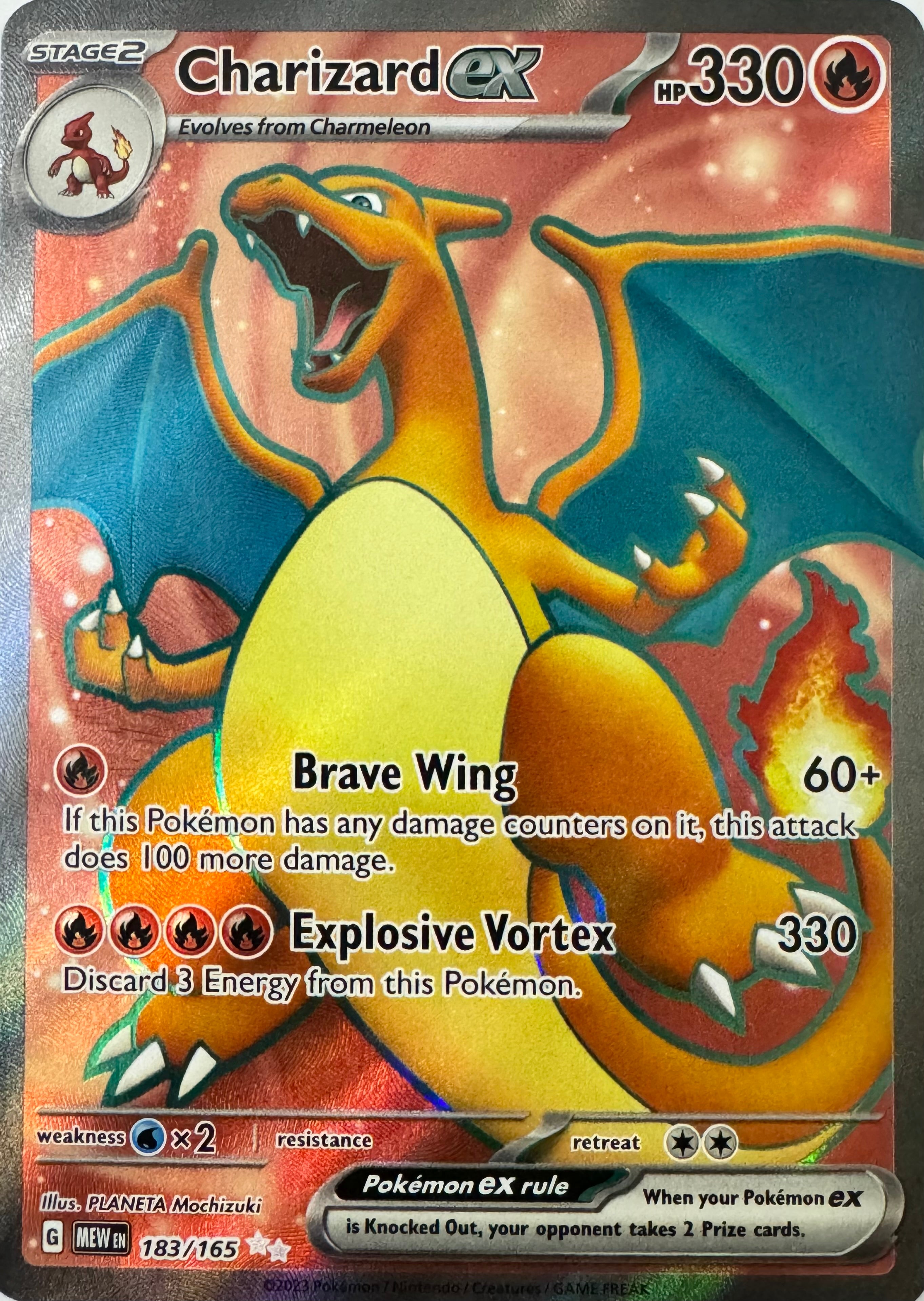 Pokemon Tcg Charizard Ex 183/165