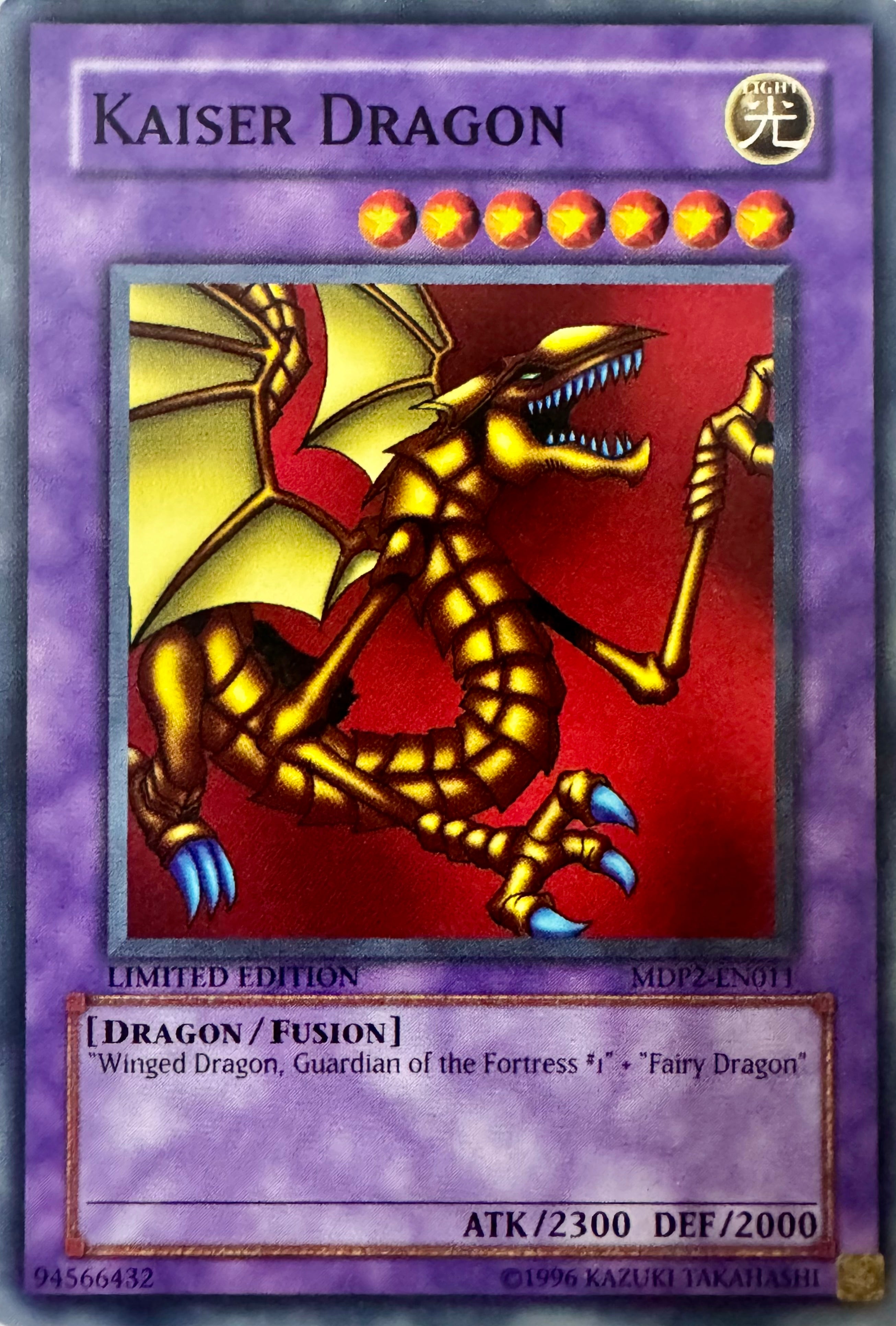 Yugioh! Kaiser Dragon Mdp2-en011 Limited Edition