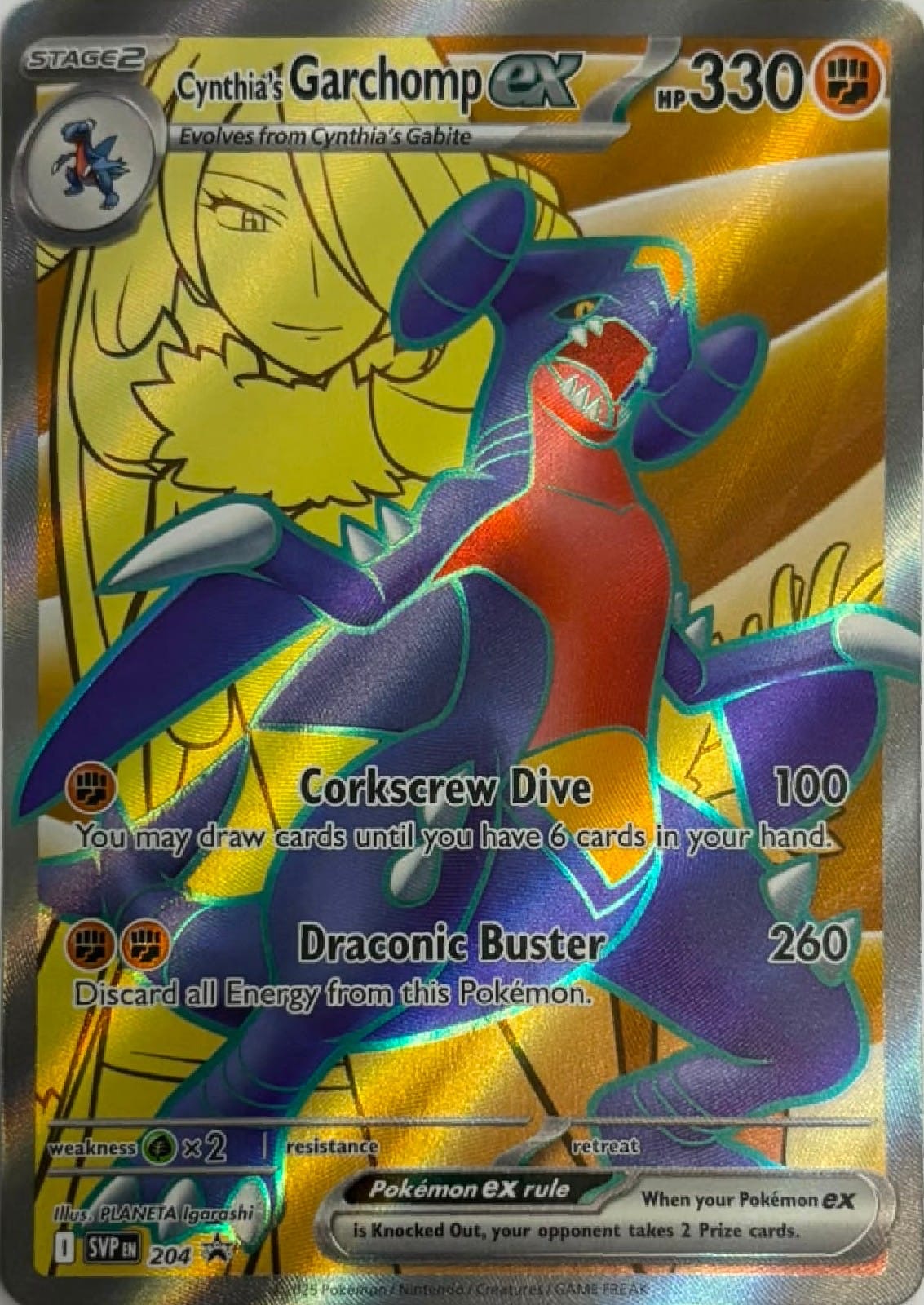 Pokemon Tcg Cynthia’s Garchomp 204
