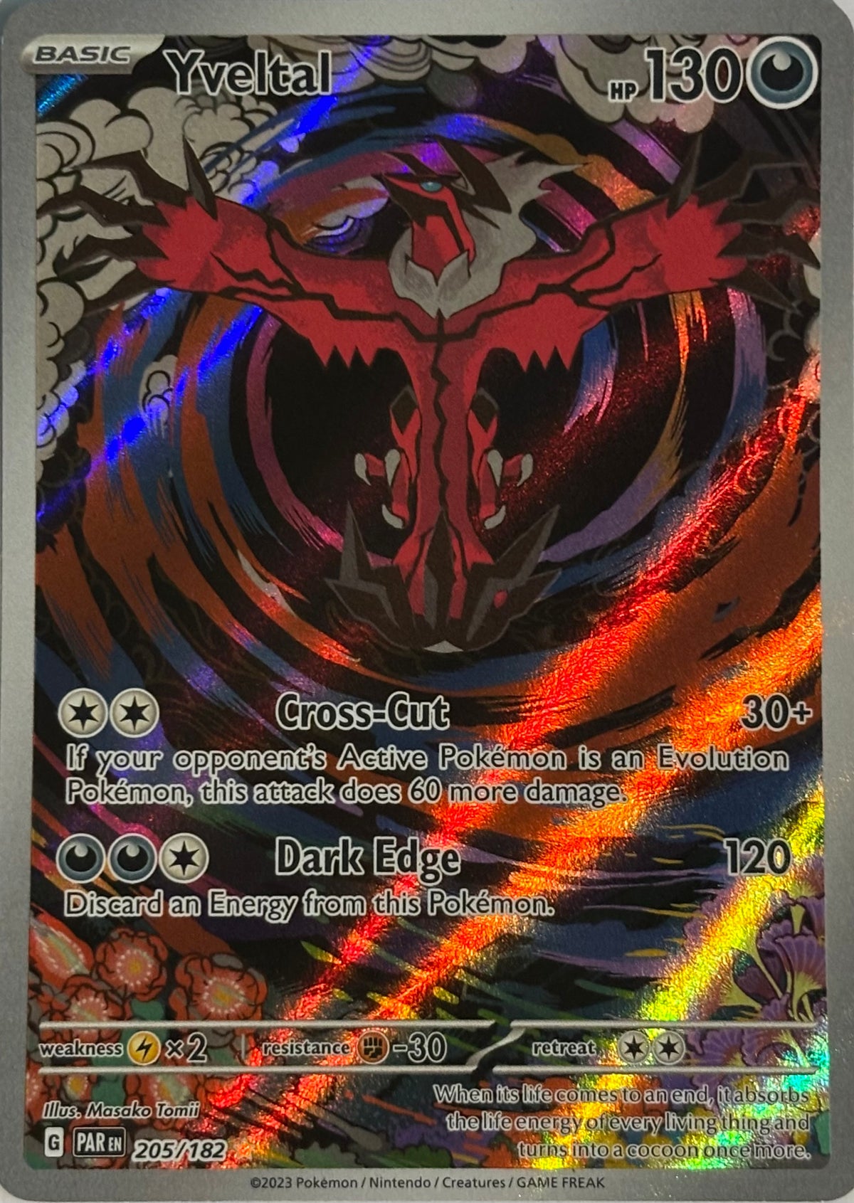 Pokemon Tcg Yveltal 205/182 Illustration Rare