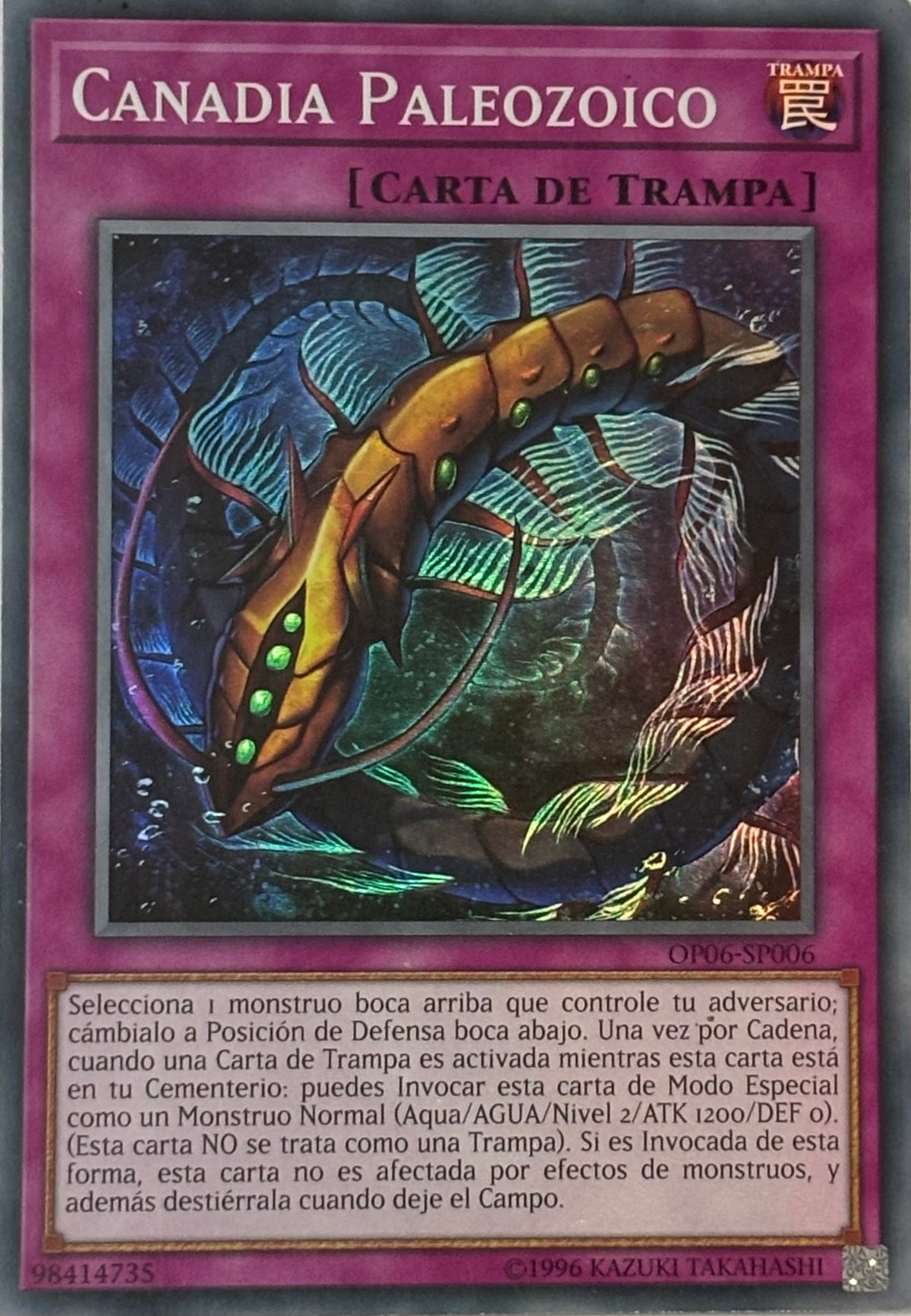 Yugioh! Canadia Paleozoico Op06-sp006 Super rare