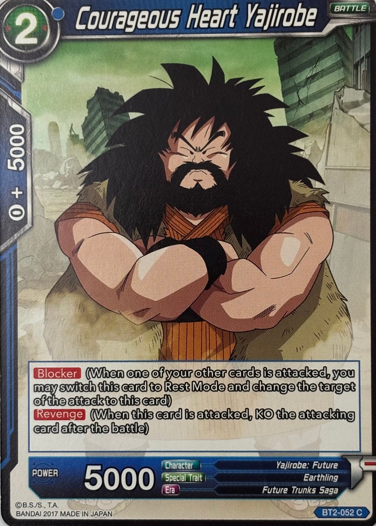 Dragon Ball Tcg Courageous Heart Yajirobe Bt2-052