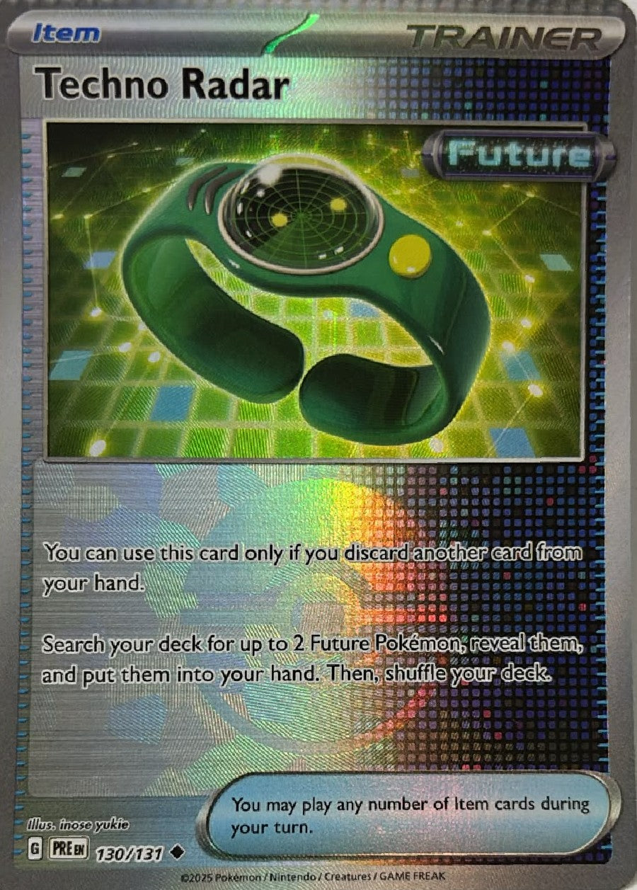 Pokémon Tcg Techno Radar 130/131 (Missprint)