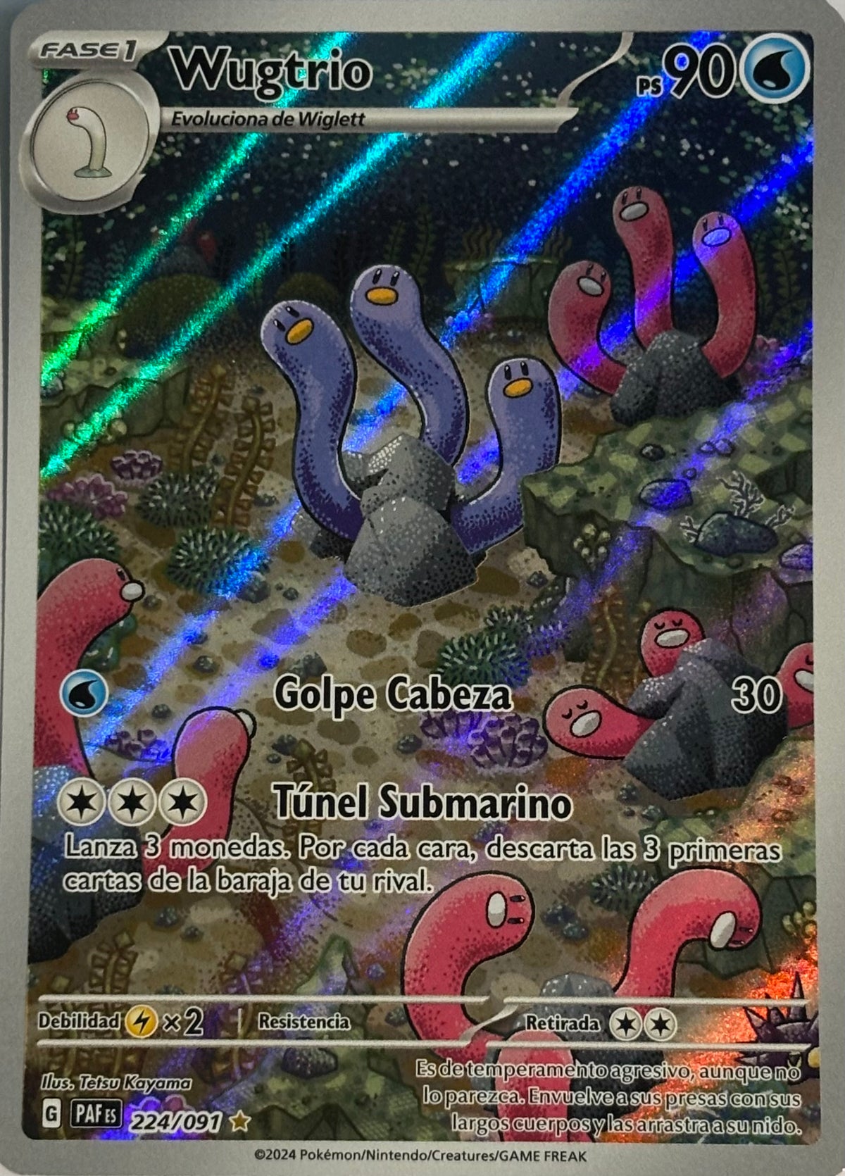 Pokemon Tcg Wugtrio 224/091 Illustration (Español)
