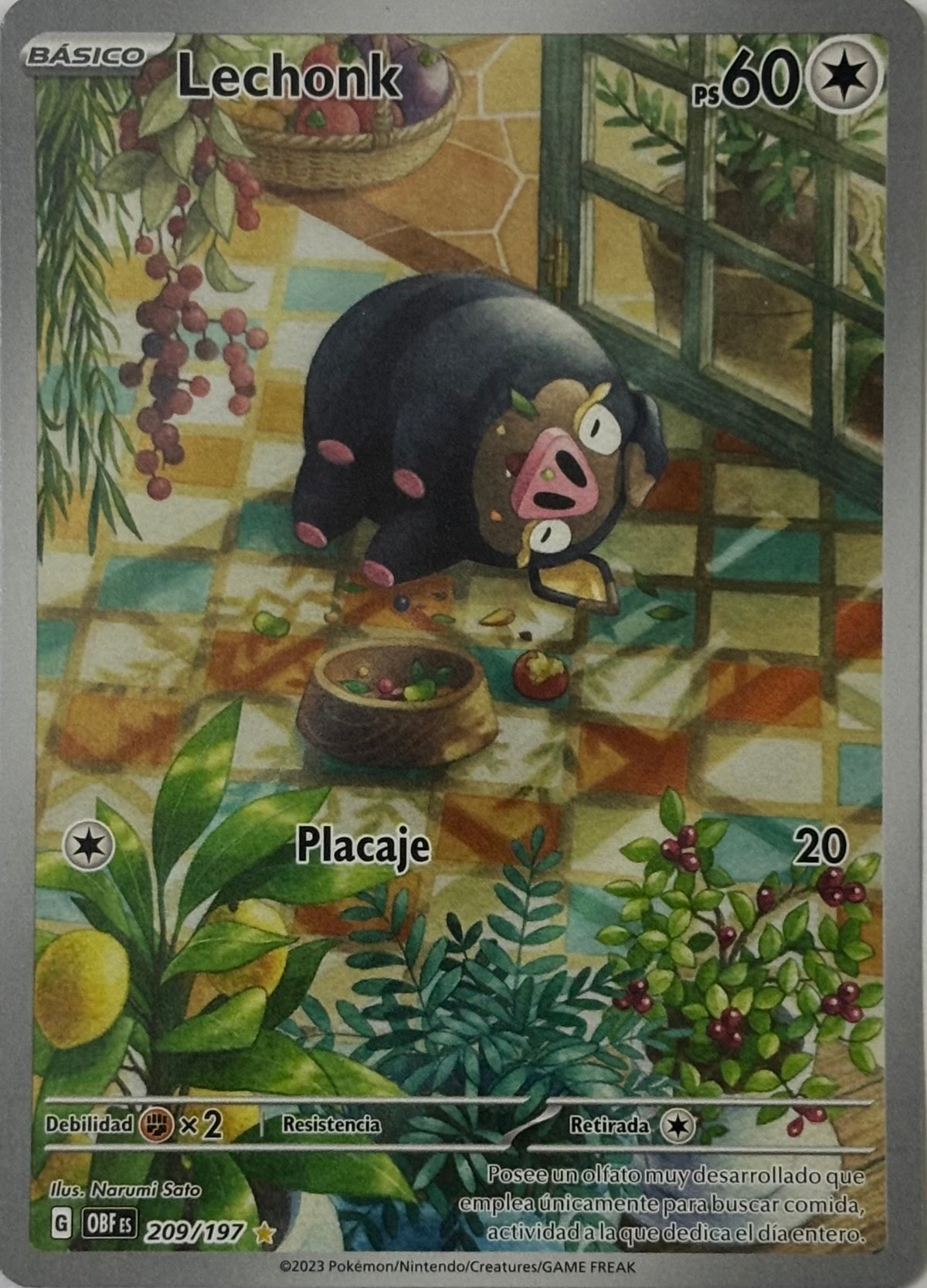 Pokemon Tcg Lechonk 209/197 (Español)