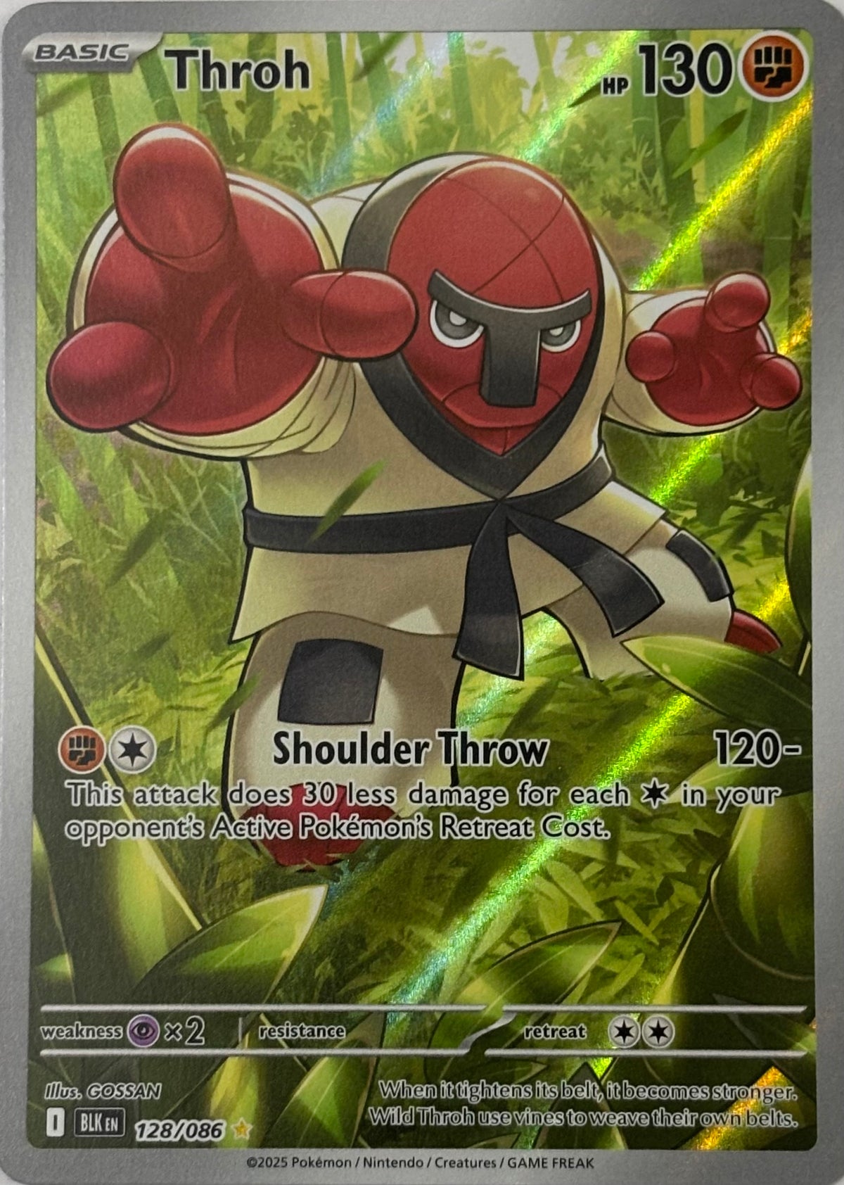 Pokemon Tcg Throh 128/086 Illustration