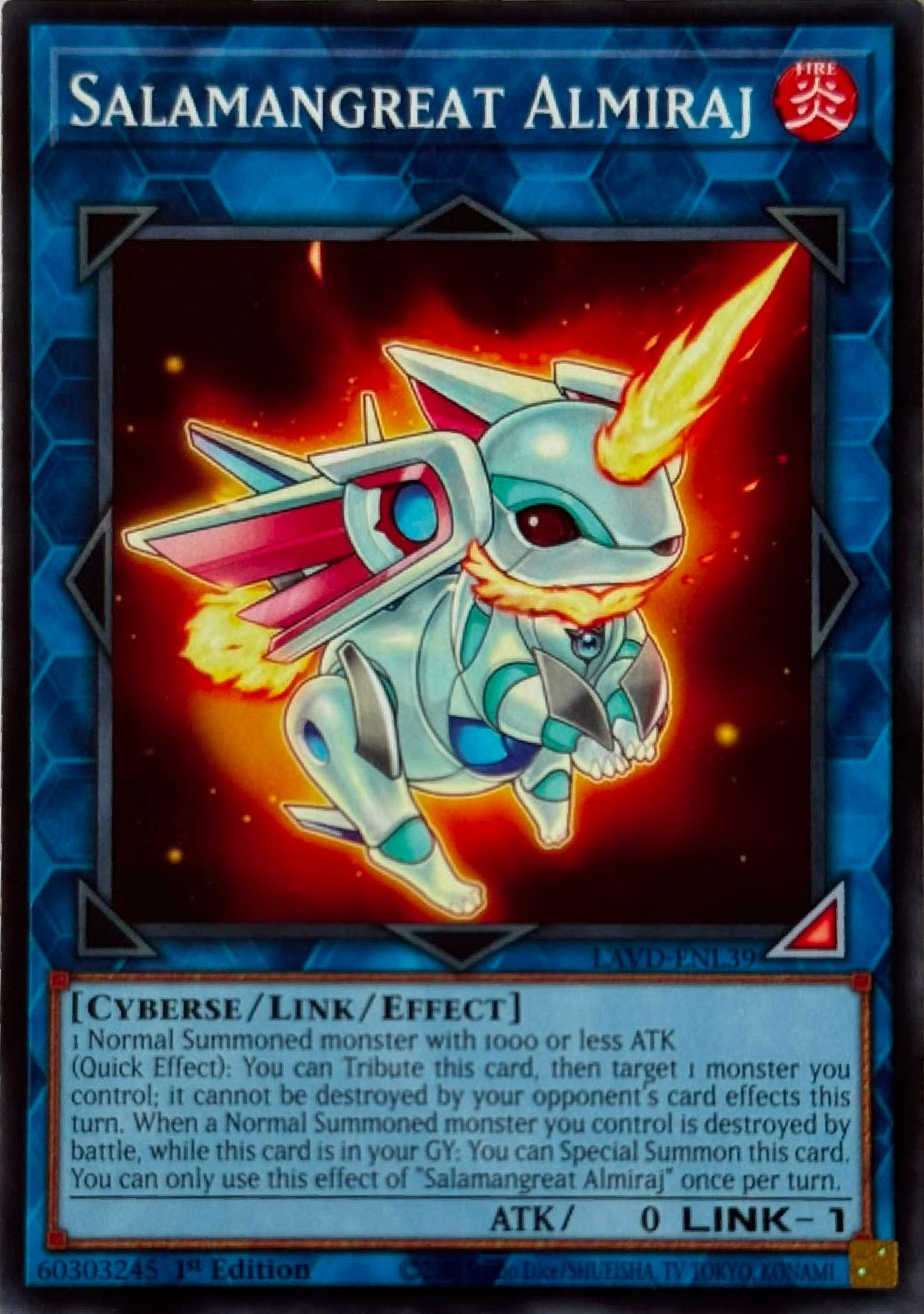 Yugioh! Salamangreat Almiraj Lavd-enl39 1st edition