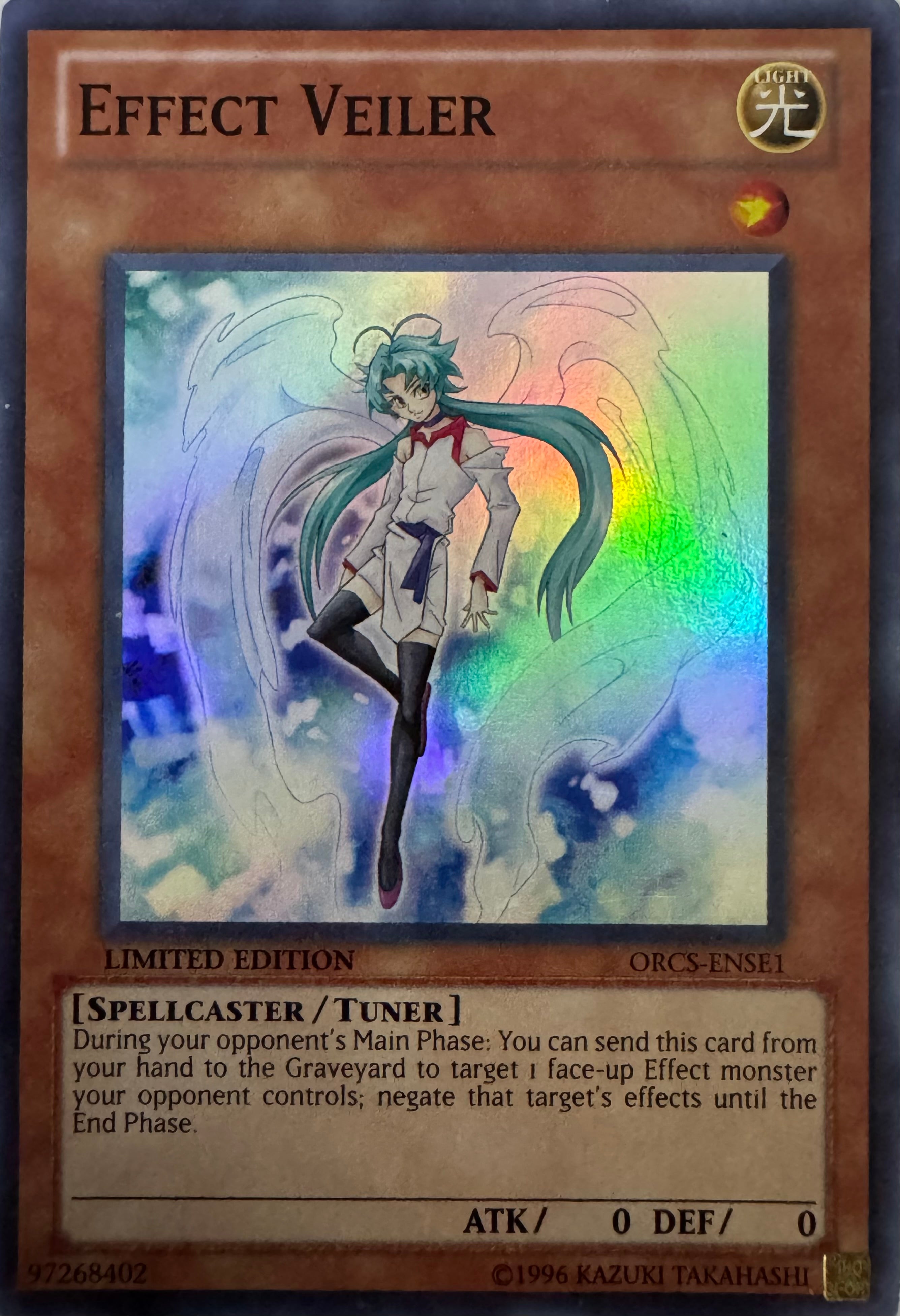 Yugioh! Effect Veiler Orcs-ense1 Limited Edition Super Rare