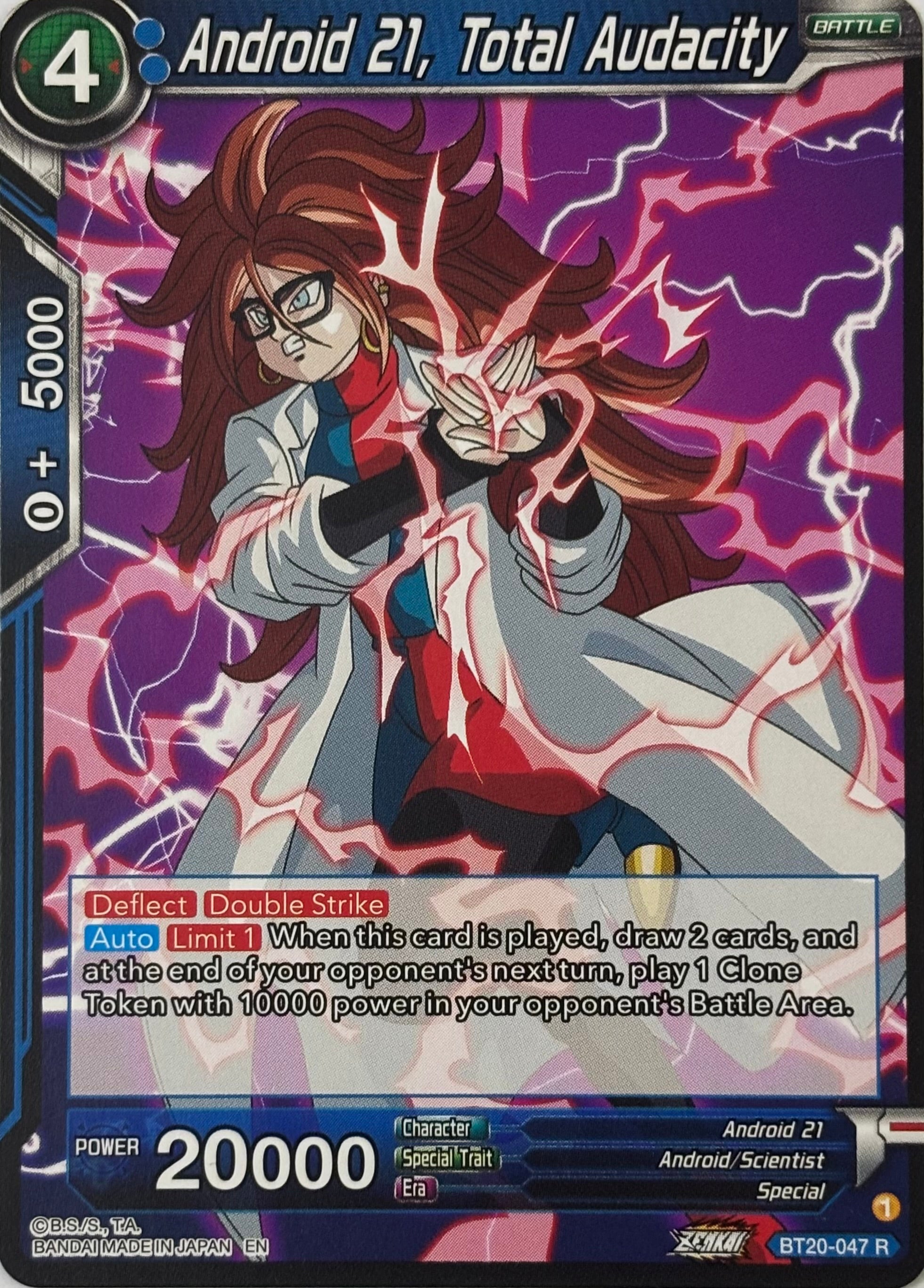 Dragon Ball Tcg Android 21, Total Audacity Bt20-047