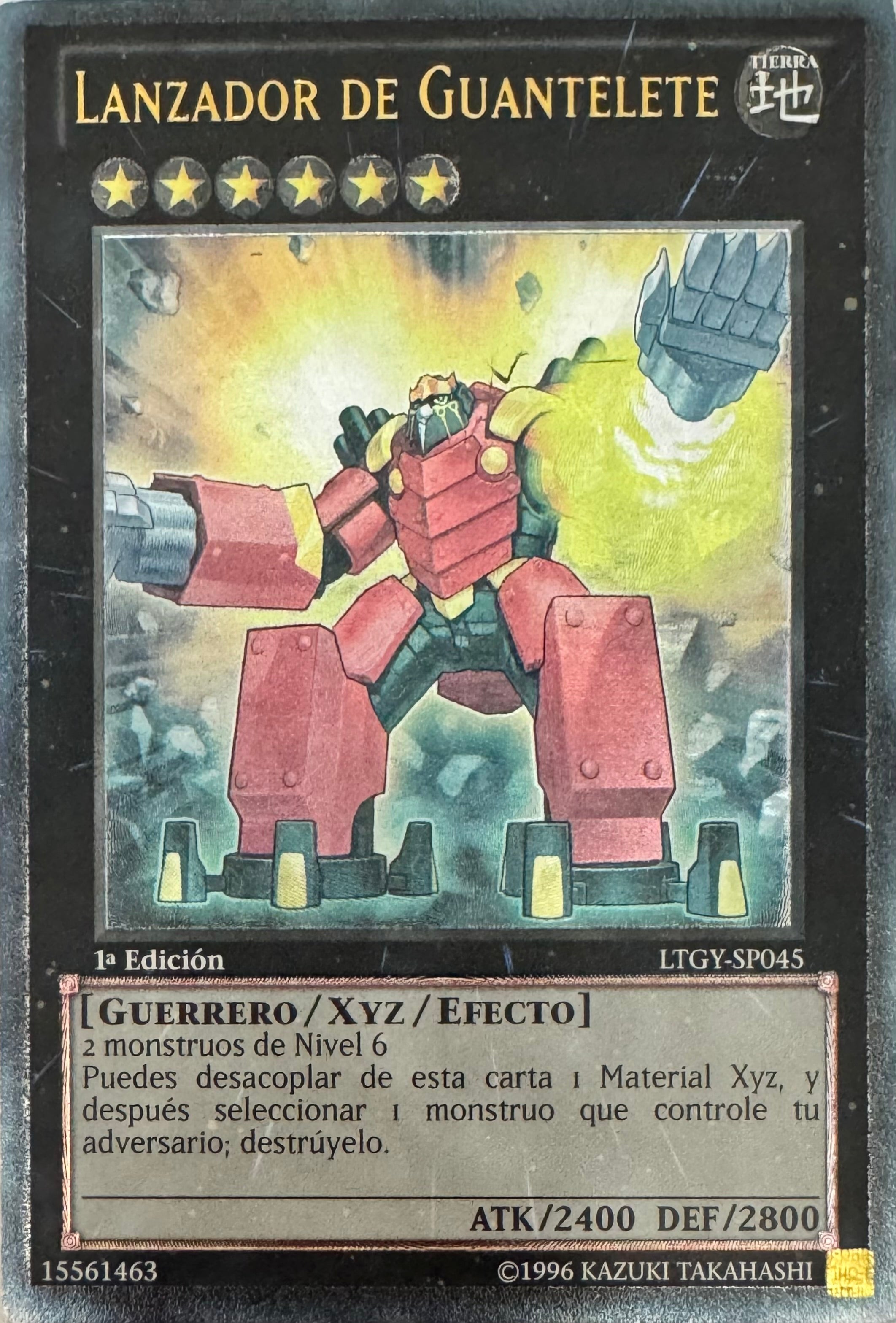 Yugioh! Lanzador de Guantelete Ltgy-sp045 Ultimate Rare 1st Edition