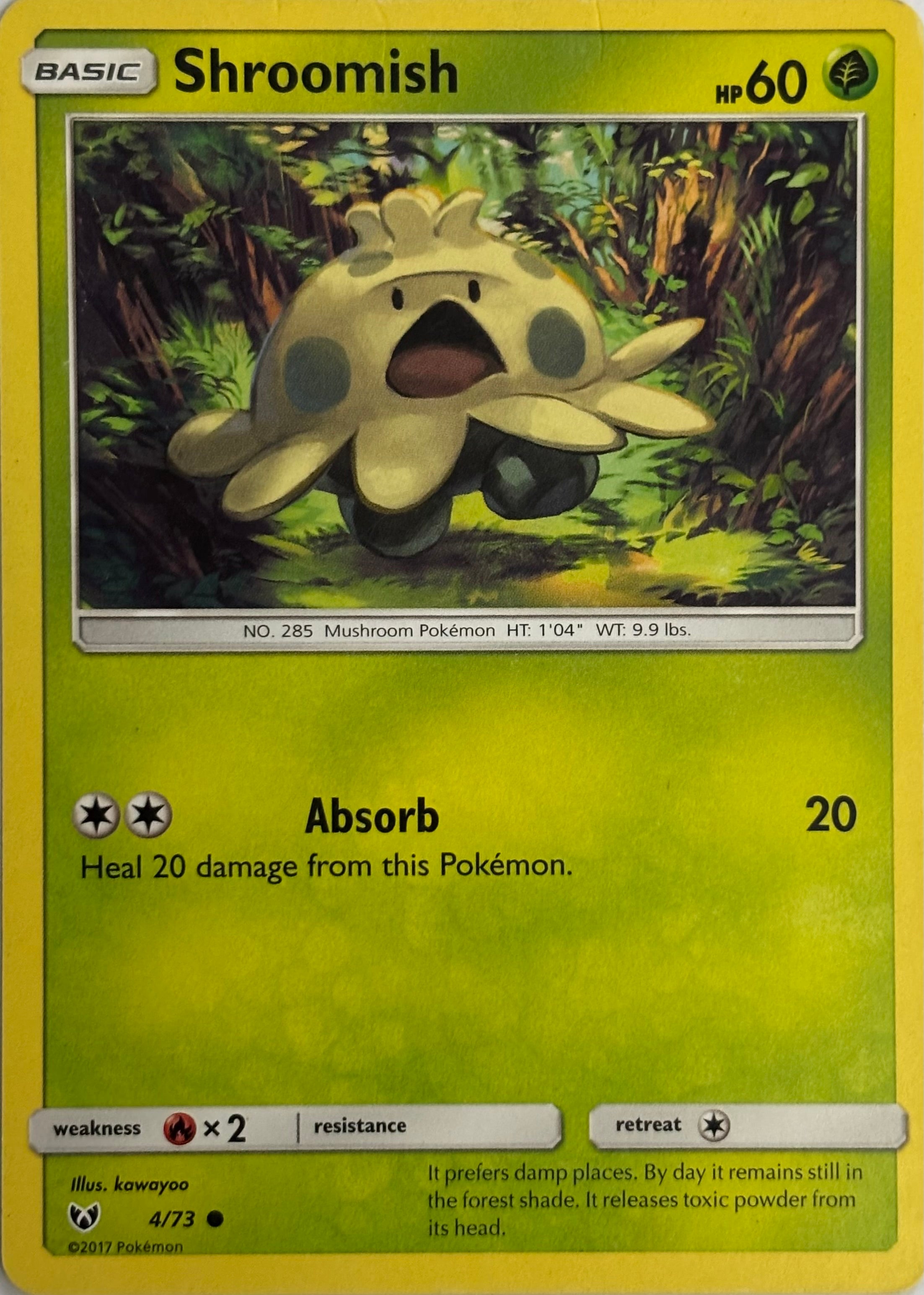 Pokemon Tc Shroomish 4/73