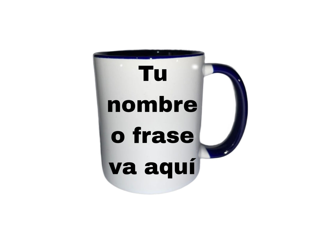 Taza Fondo De Color Azul Marino Inosuke Hashibira