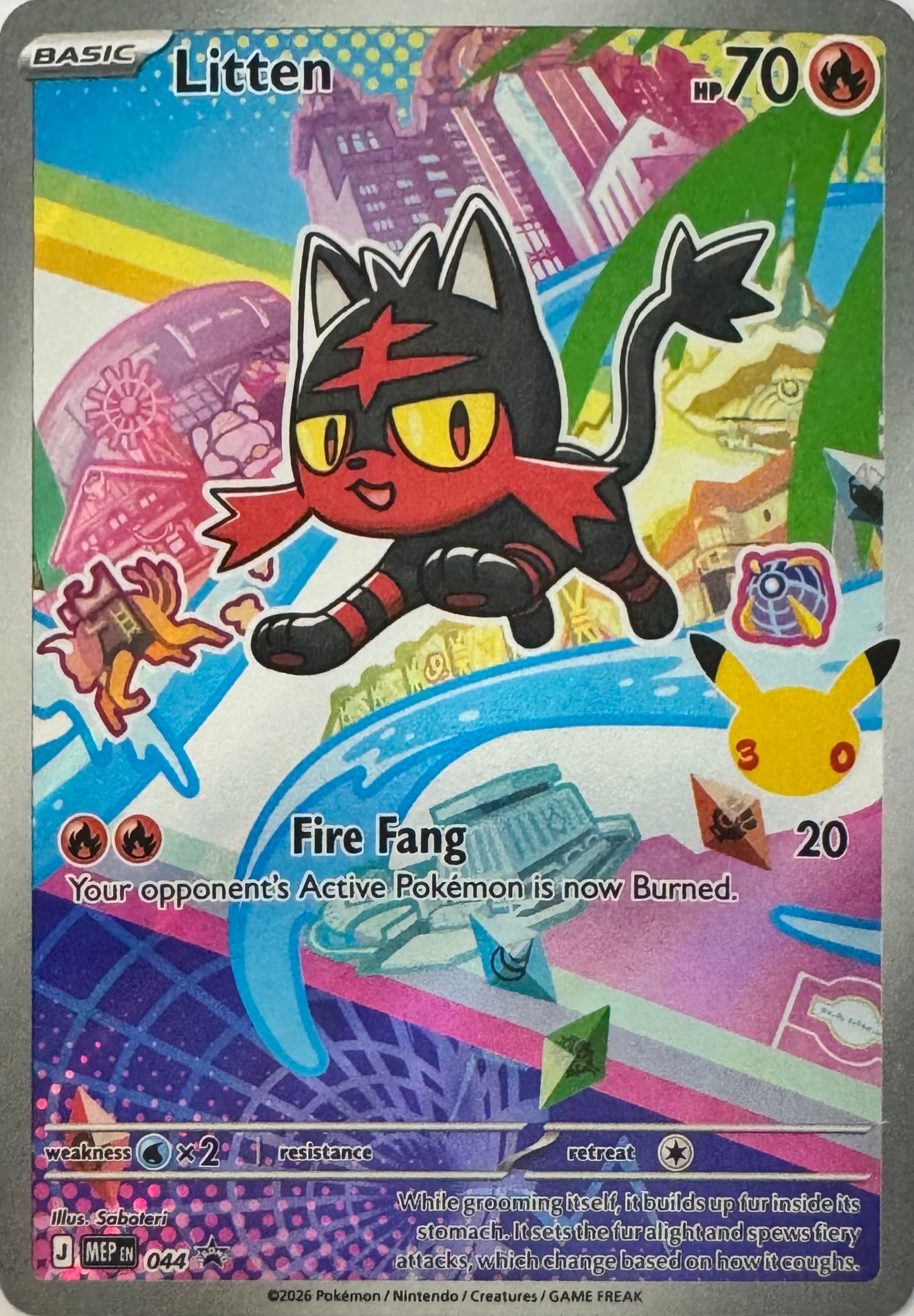 Pokemon Tcg Litten 044 Promo