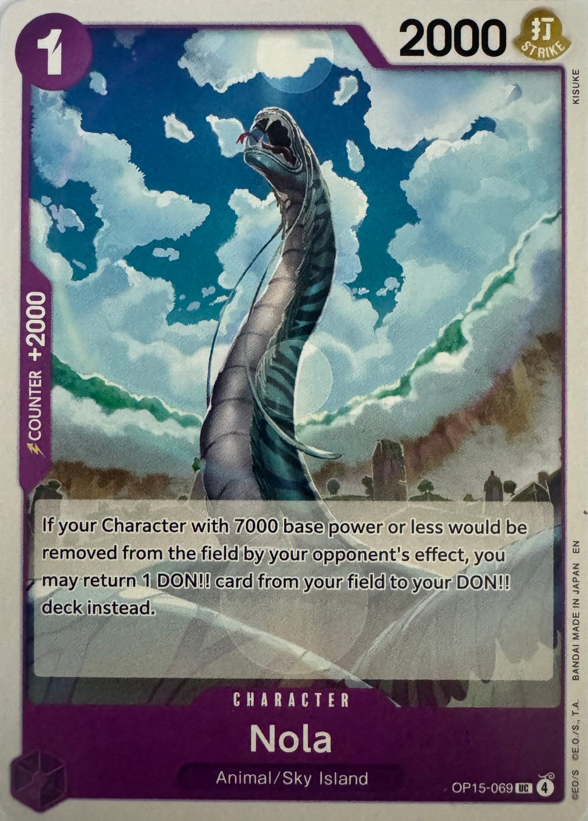 One Piece Tcg Nola Op15-069
