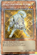 Yugioh! Ryko, Lightsworn Hunter Ra02-en003 Platinum Rare