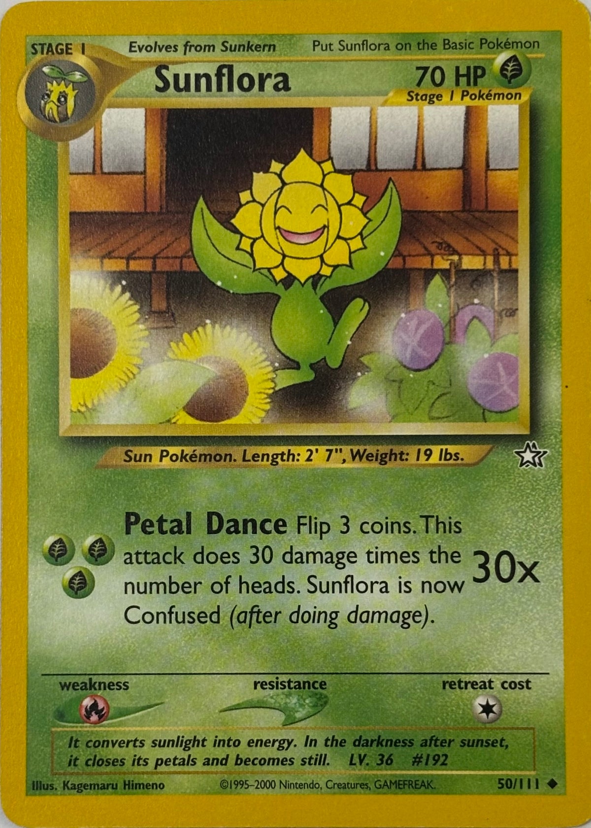 Pokemon Tcg Sunflora 50/111