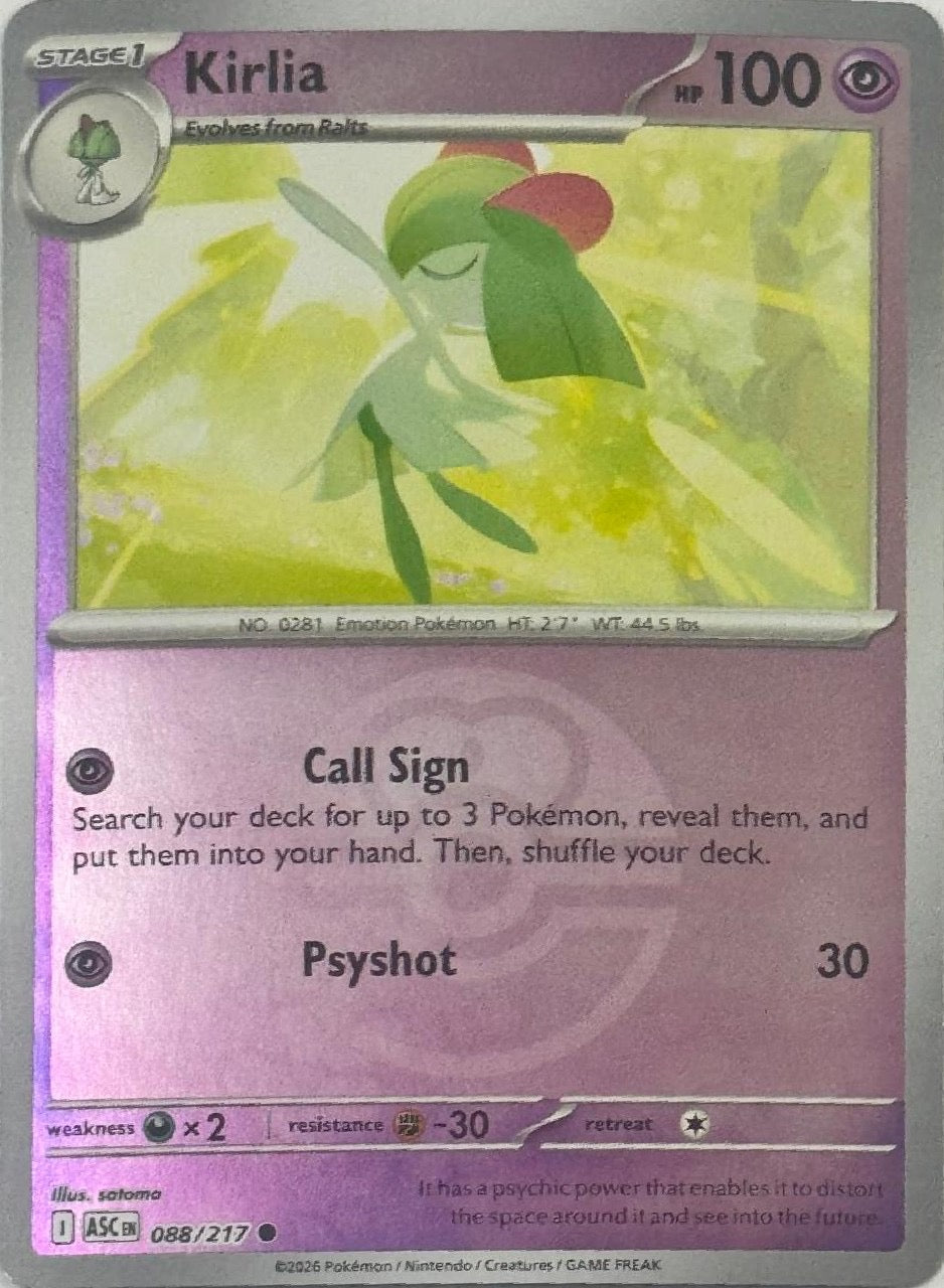 Pokemon Tcg Kirlia 088/217 (Love Ball)