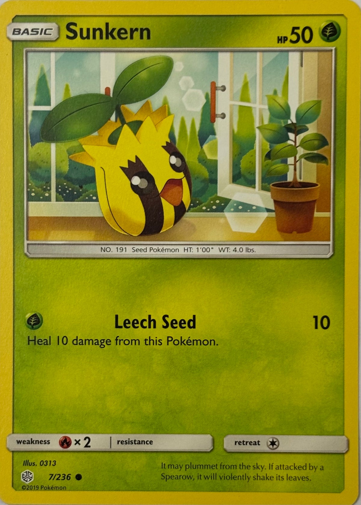 Pokemon Tcg Sunkern 7/236