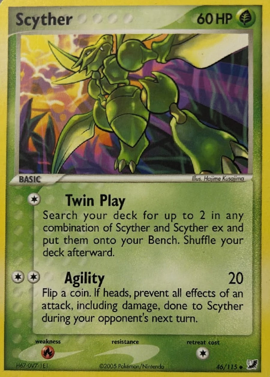 Pokémon Tcg Scyther 46/115