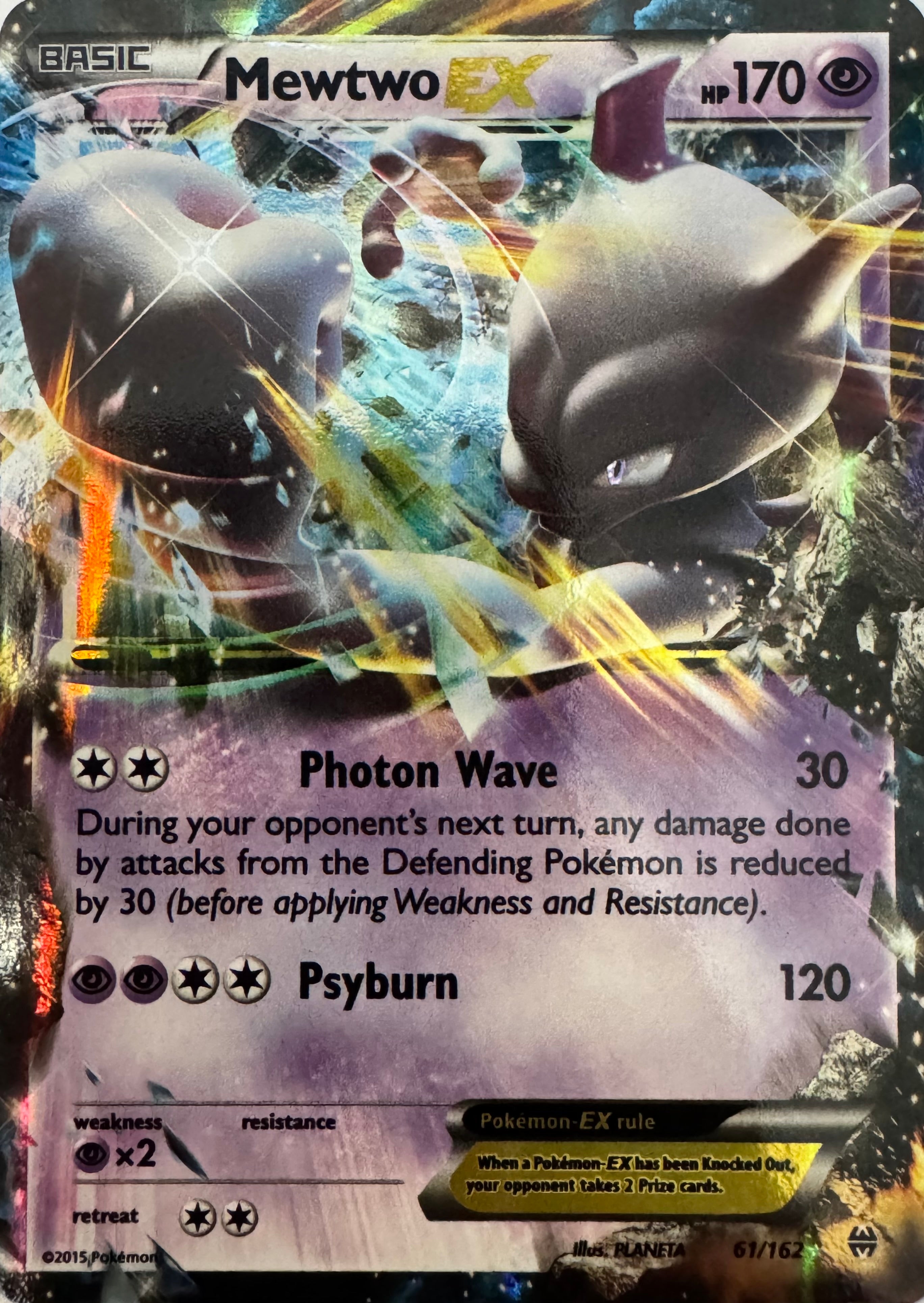 Pokemon Tcg Mewtwo Ex 61/162