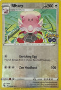 Pokemon Tcg Blissey 052/078 Reverse (PGO)