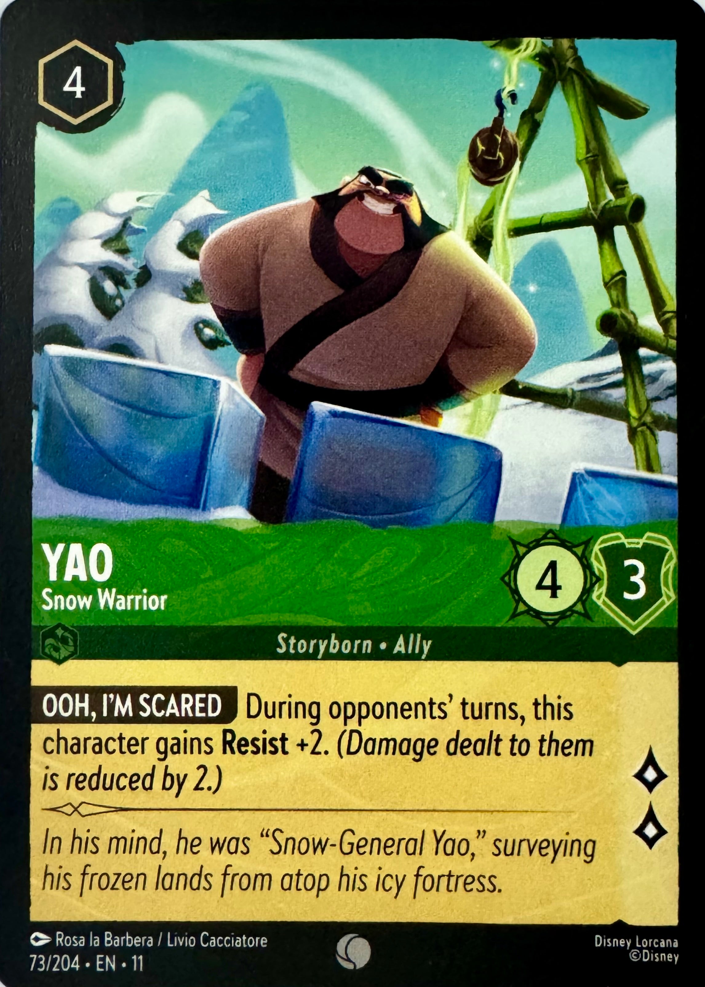 Disney Lorcana Yao 73/204