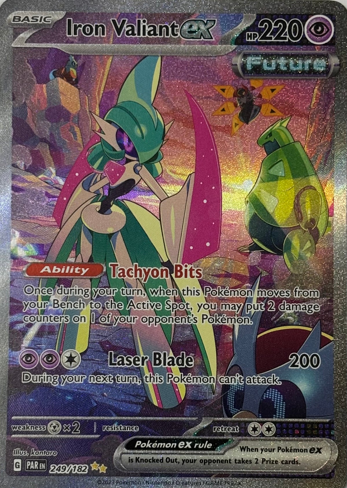 Pokemon Tcg Iron Valiant ex 246/182 Full Art
