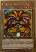 Yugioh! Exodia The Forbidden One Mged-en005 1st edition Gold rare