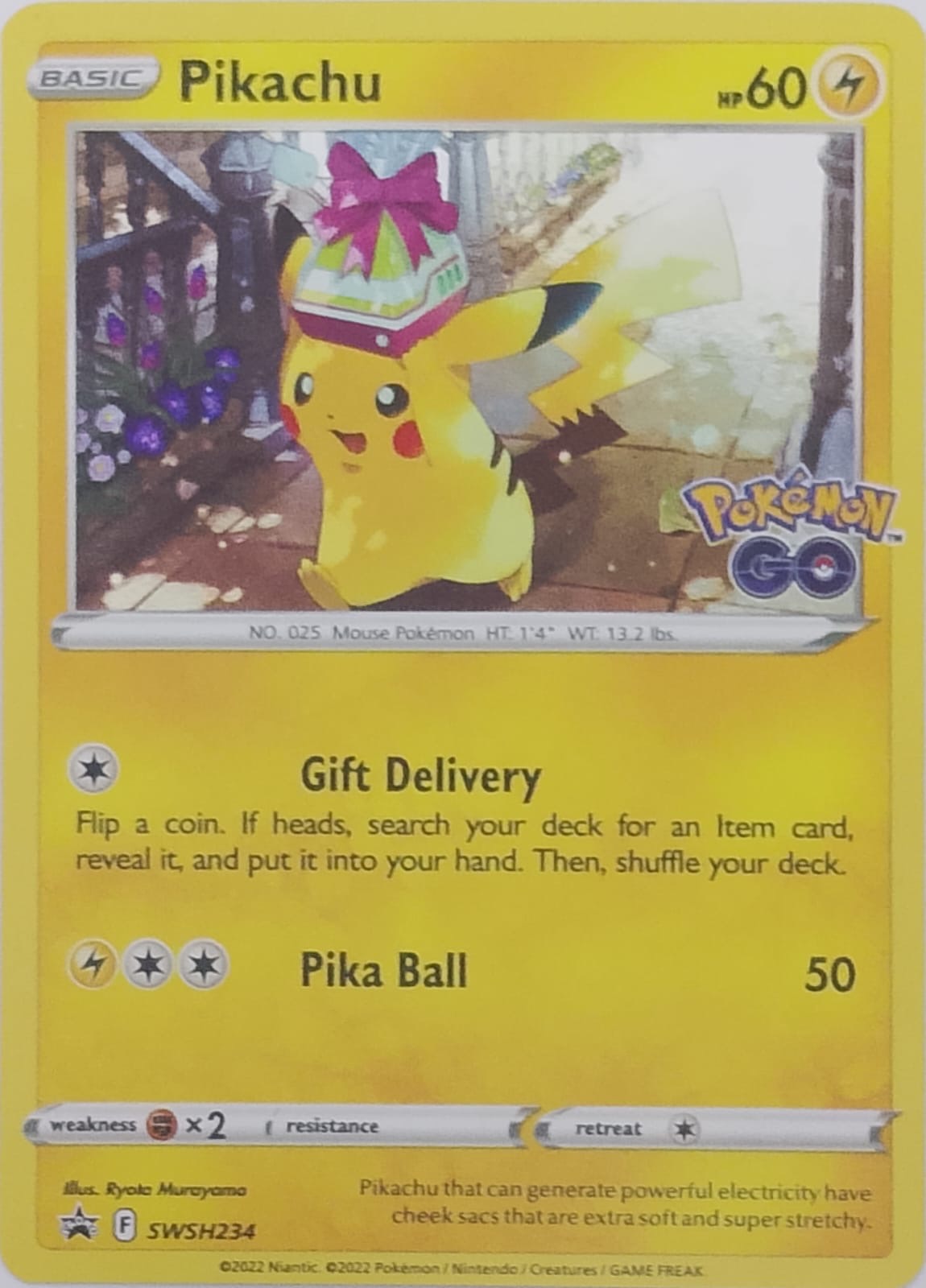 Pokemon Tcg Pikachu SWSH234 Holo